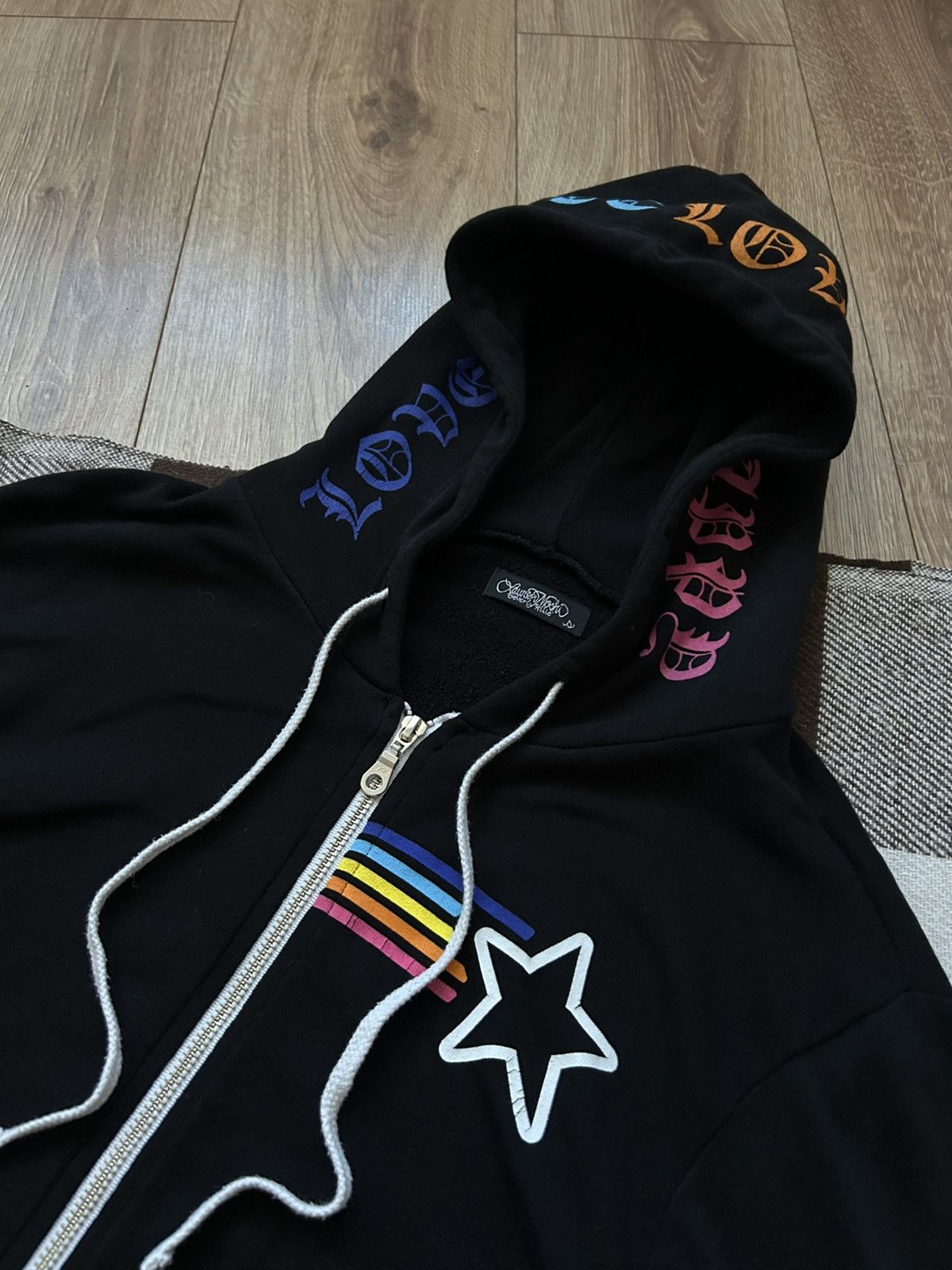 Vintage Ed hardy style big logo light zip-hoodies mens Size US S / EU 44-46 / 1 - 5 Thumbnail