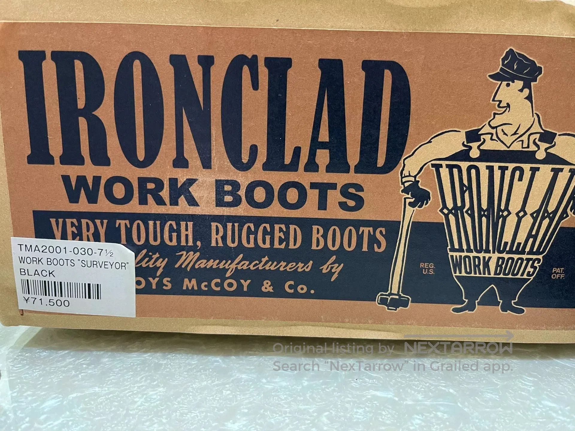 TOYS McCOY Toys McCoy Japanese Leather Work Boots TMA2001. Size US 7.5 / EU 40-41 - 7 Thumbnail
