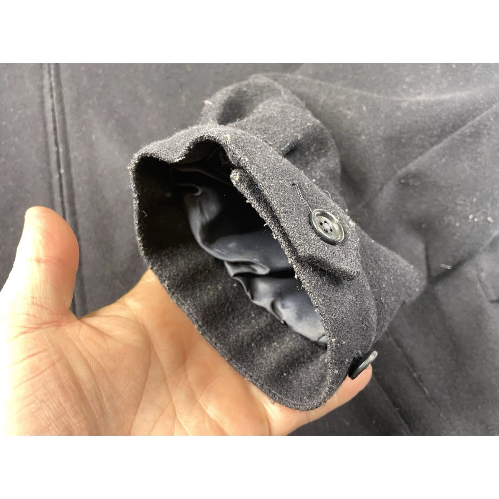 Polo Ralph Lauren Vintage Polo Ralph Lauren Jacket Mens XL Navy Wool Heavyweight Full Zip Lined Bespoke Bomber Coat Size US XL / EU 56 / 4 - 5 Thumbnail