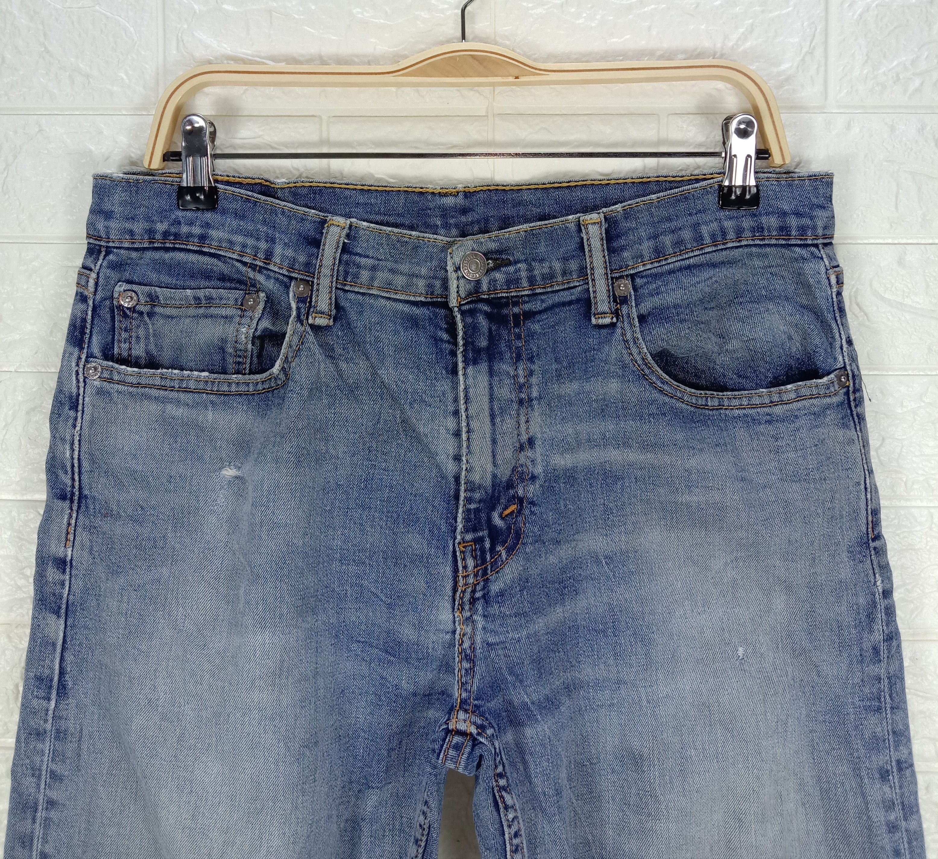Levi's Vintage Levi's 507 Jeans Faded Blue Distressed Denim Size US 33 - 2 Thumbnail