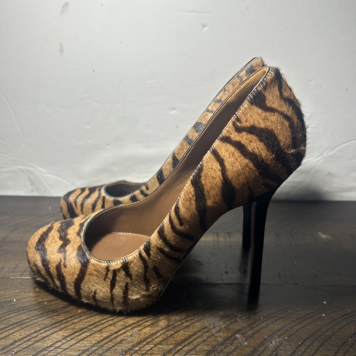 Sergio Rossi Sergio Rossi Animal Print Heels Euro 39.5 Size US 9.5 / IT 39.5 - 3 Thumbnail