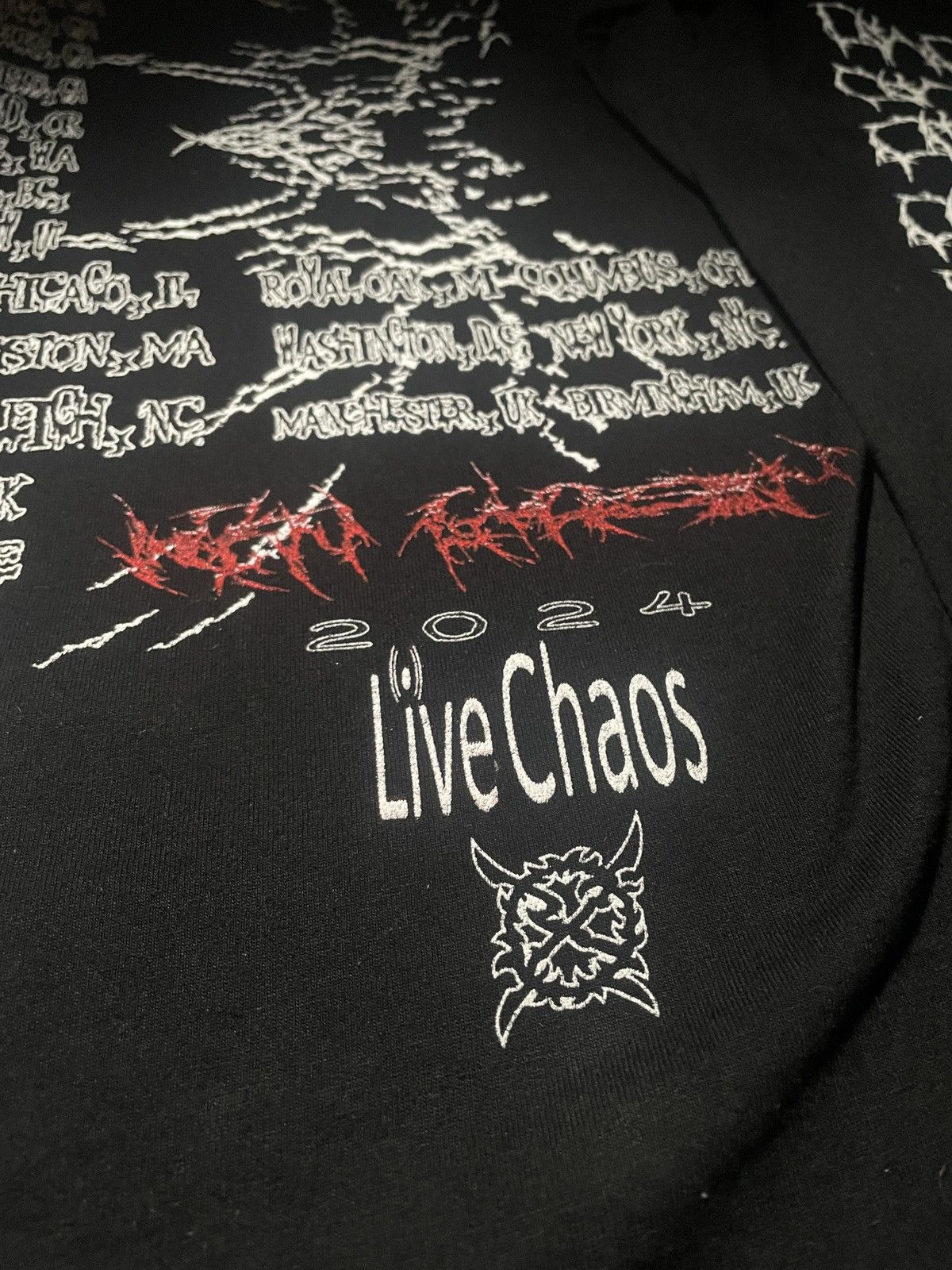 Ken Carson 2024 Great Chaos Seattle Merch Size US XL / EU 56 / 4 - 4 Thumbnail