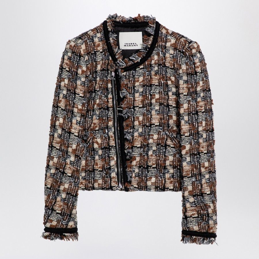 Isabel Marant o1d2blof0824 Wool Blend Jackets in Multicolor Size M / US 6-8 / IT 42-44 - 1 Thumbnail