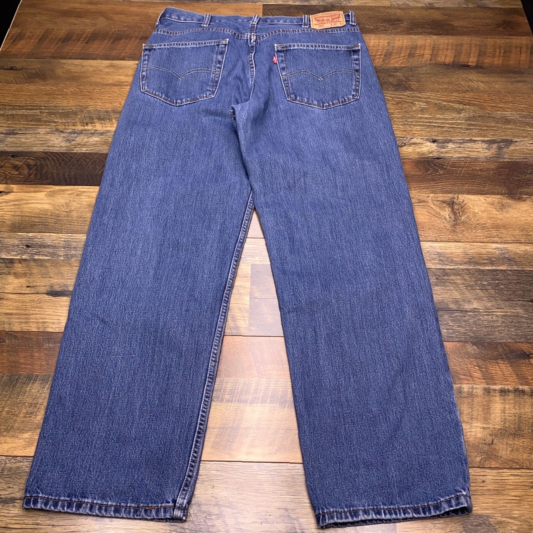 Levi's Levis Jeans 550 Adult 38x32 Straight Leg Mens Size US 38 / EU 54 - 2 Thumbnail