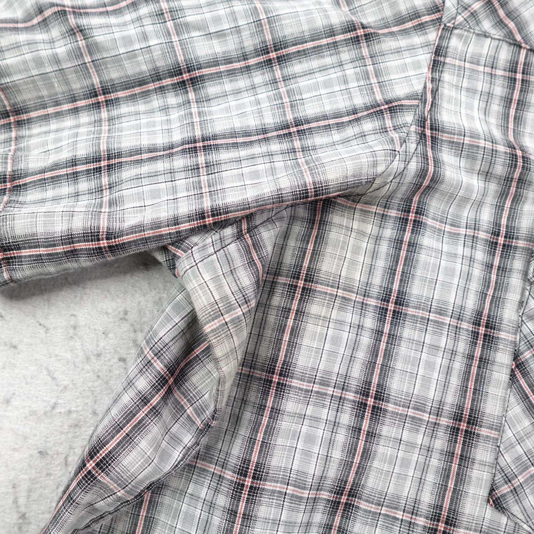 Wrangler VINTAGE Wrangler Shirt Mens 2XL Gray Plaid Western Pearl Snap Cowboy Rodeo Country Shirt? Size US XXL / EU 58 / 5 - 5 Thumbnail