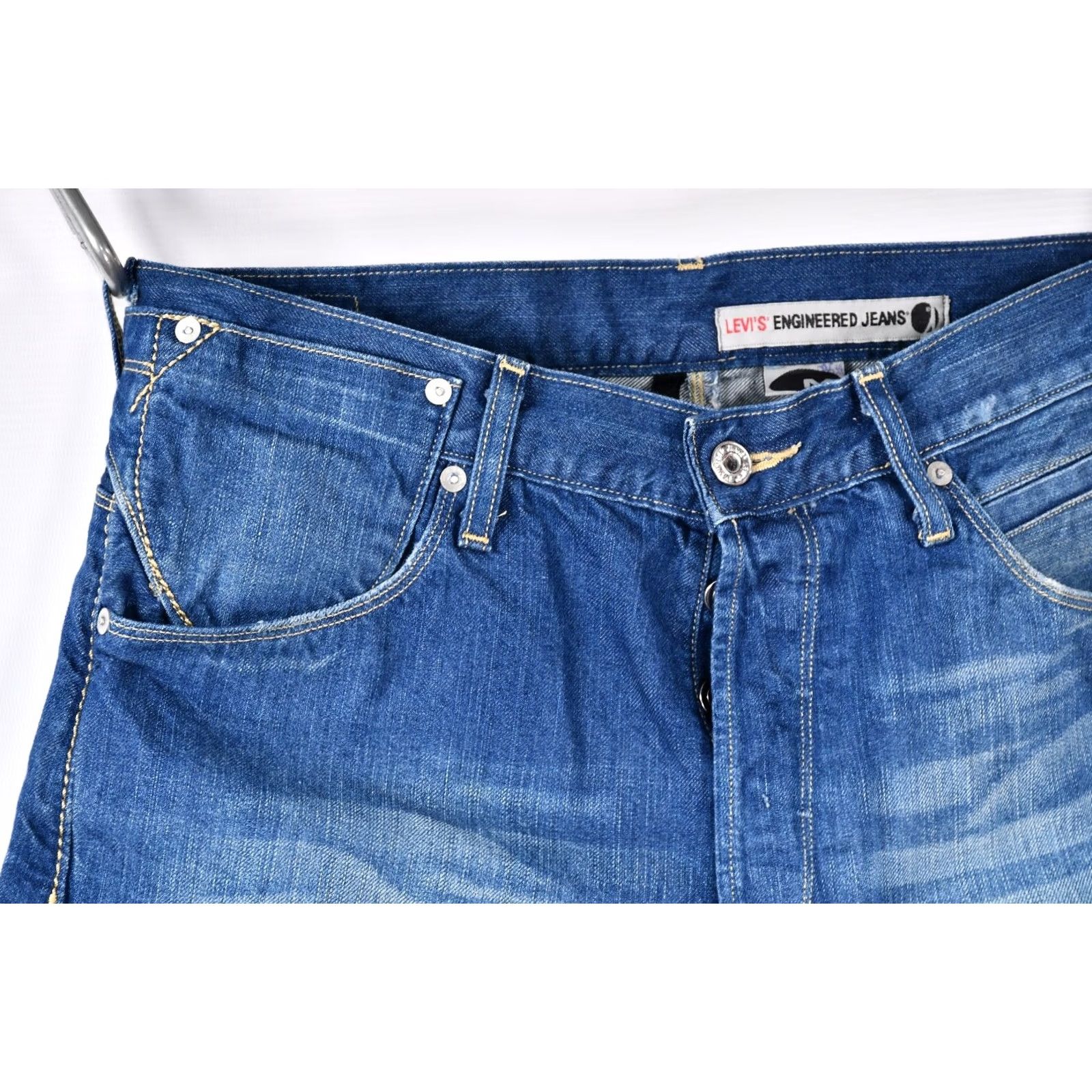 Levi's Levi's Engineered Blue Denim Shorts Jeans M Men Regular Cotton Size US 31 - 3 Thumbnail