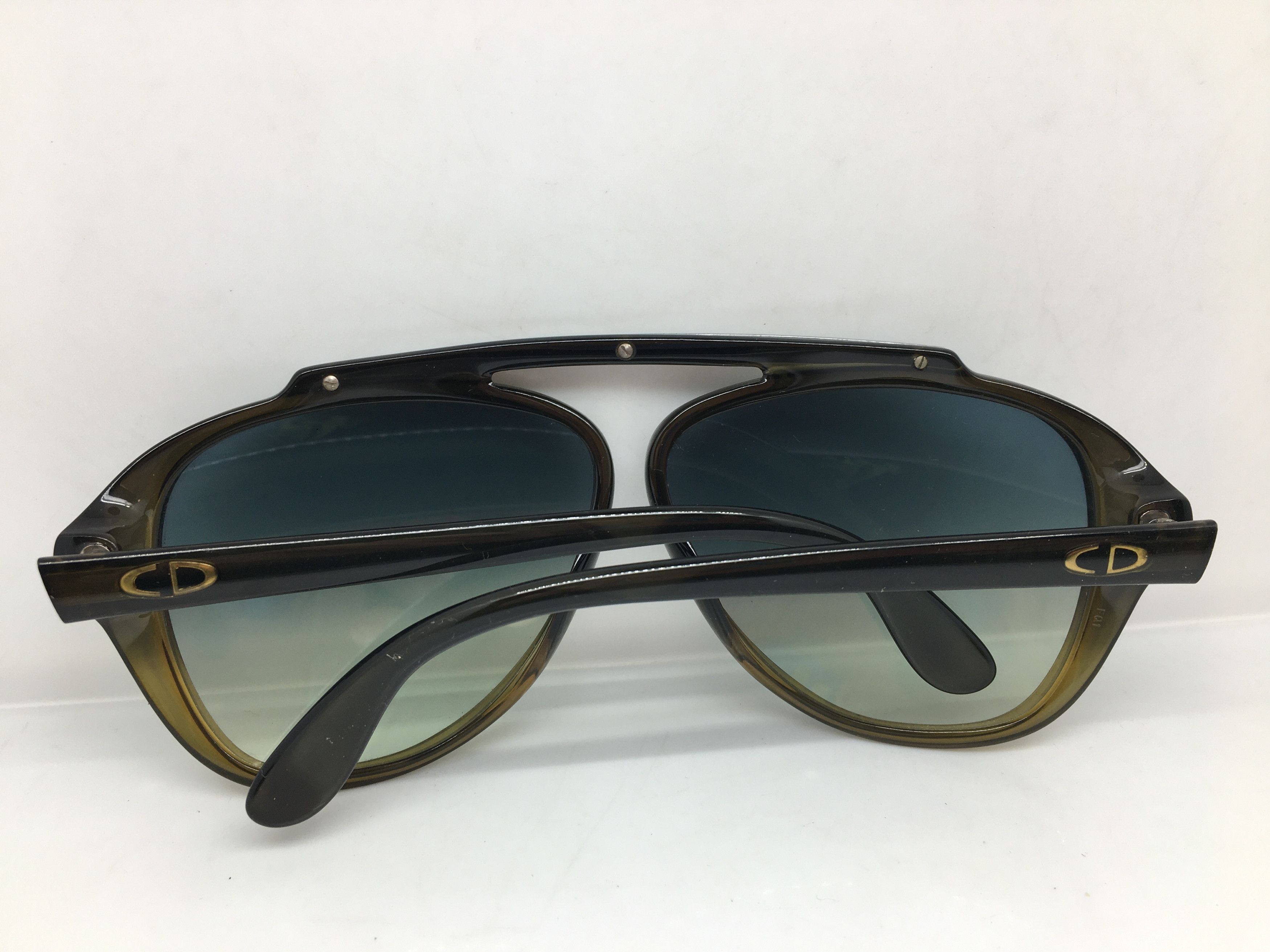 Christian Dior Monsieur Christian Dior Monsieur 2059 Optyl Aviator Sunglasses Size ONE SIZE - 9 Thumbnail