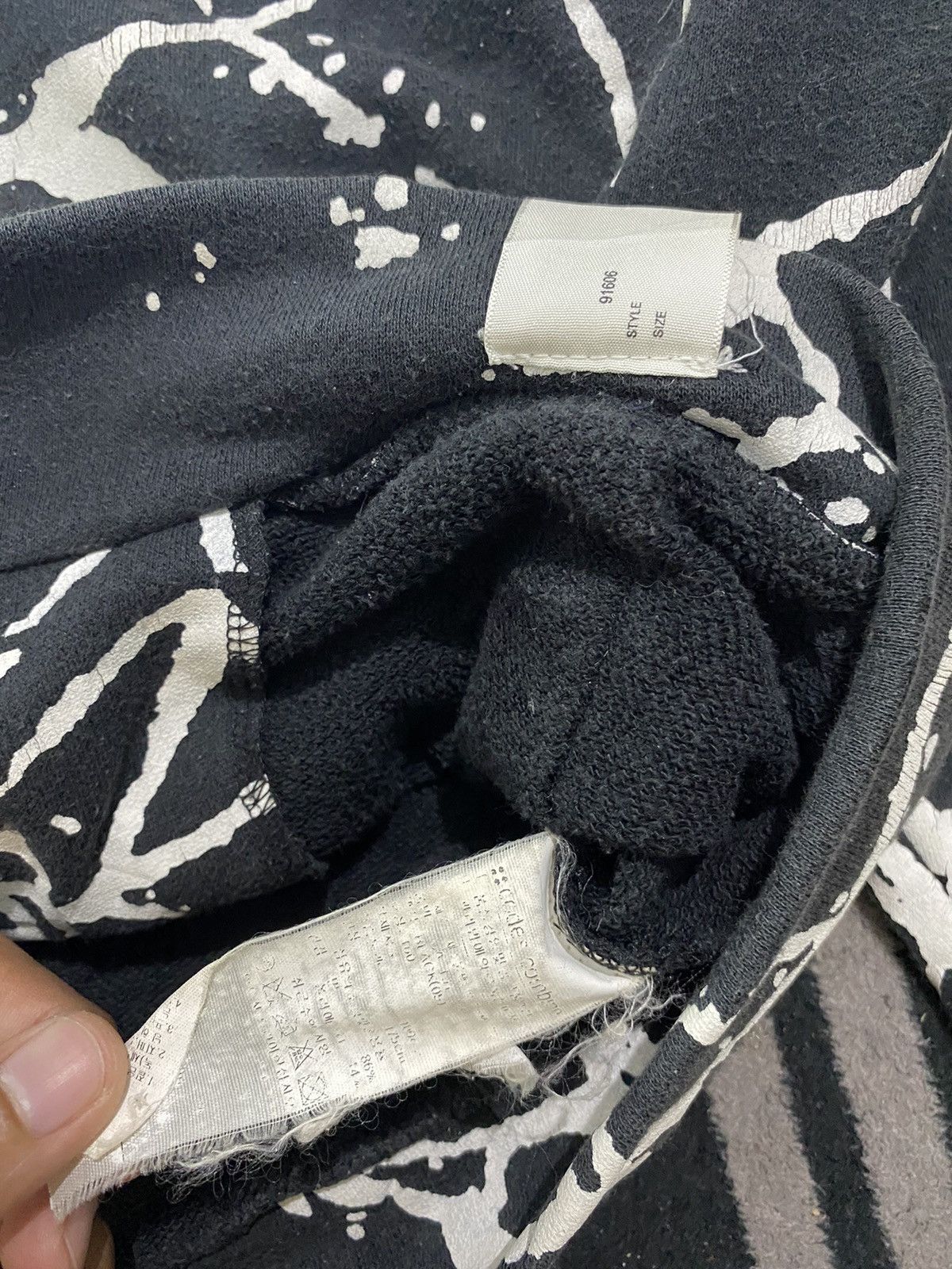 If Six Was Nine × Japanese Brand × Le Grande Bleu (L.G.B.) Codes combine faux fur hoodie Size US M / EU 48-50 / 2 - 6 Thumbnail