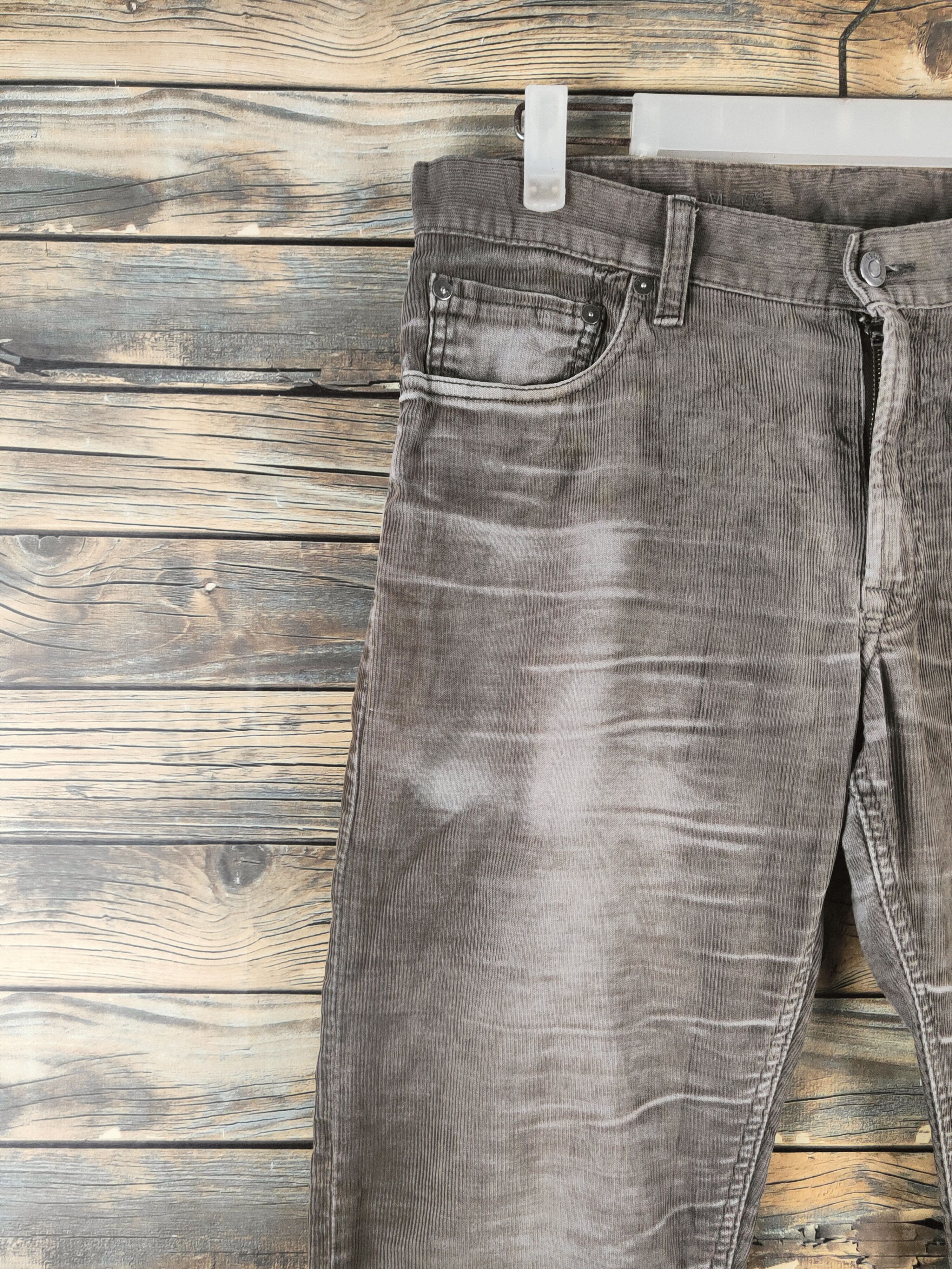 Gap DL Gap Brown Faded Multipocket Corduroy Pants #46-341 Size US 32 / EU 48 - 3 Thumbnail