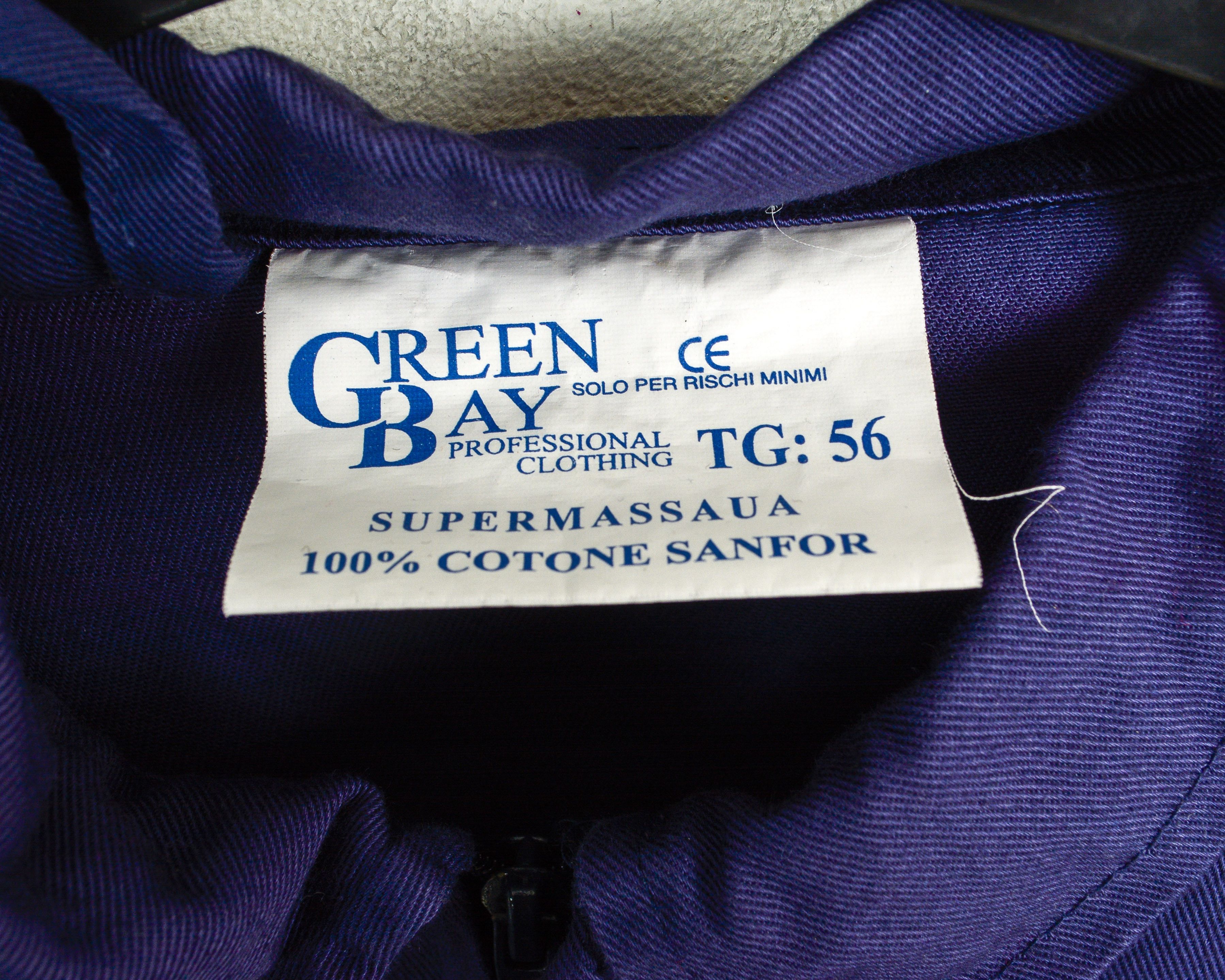 Other Green Bay Sanfor Mens 2XL Jumpsuit Boilersuit EU 56 Coverall Size US 40 / EU 56 - 9 Thumbnail