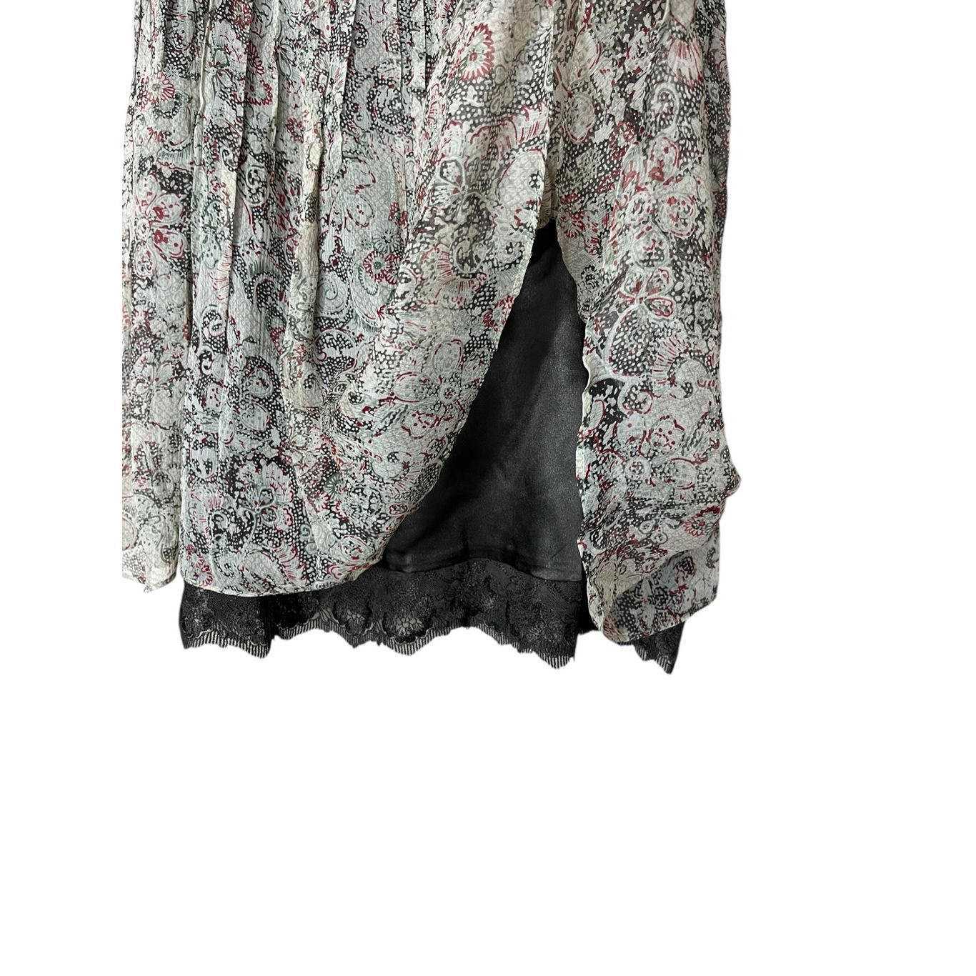 Elie Tahari Tahari 100% Silk Floral Skirt Womens Size 6 Size 28" / US 6 / IT 42 - 4 Thumbnail