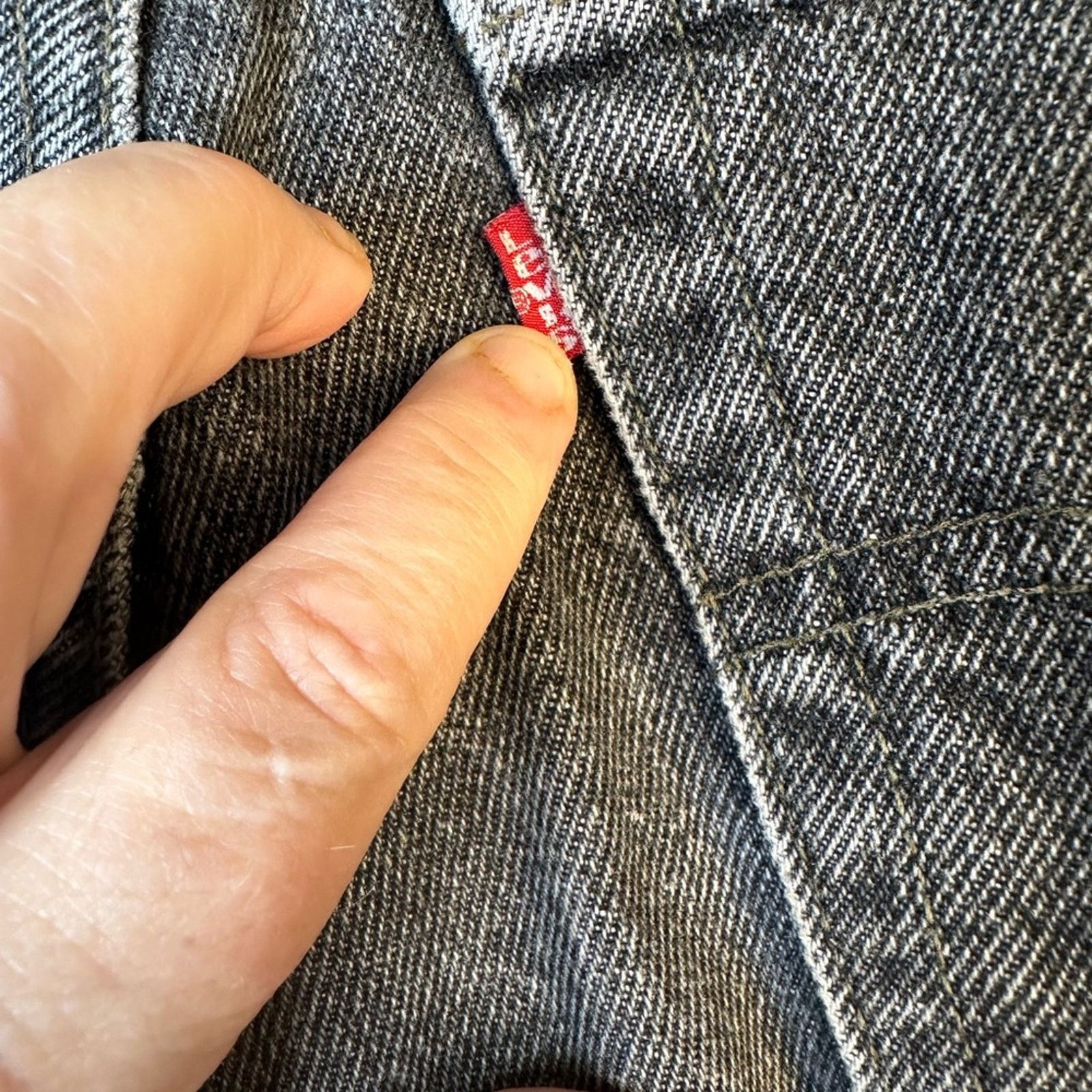 Levi's Vintage Levi’s 505 Black Jeans Size US 32 / EU 48 - 5 Thumbnail