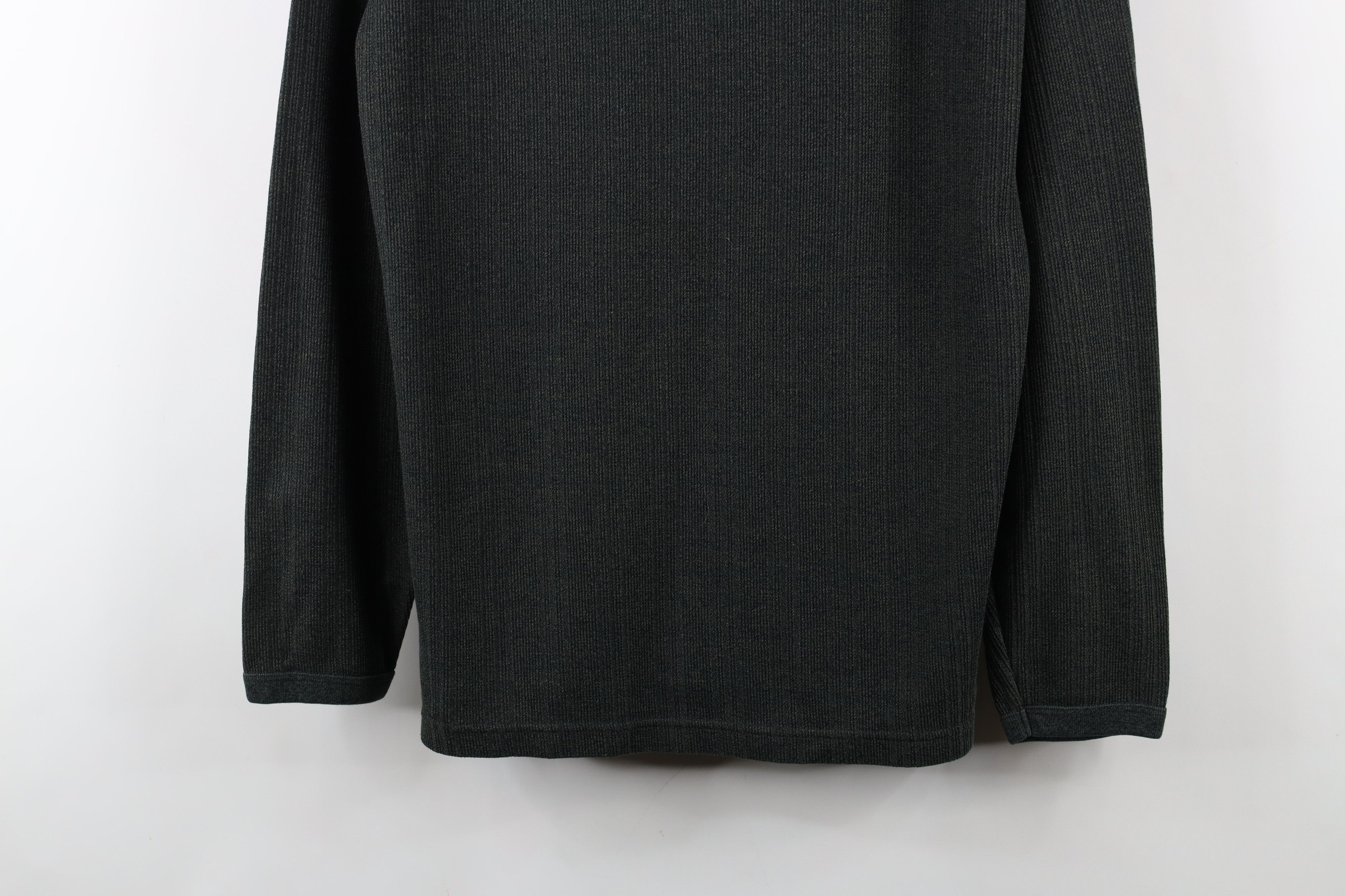Vintage Vintage 90s Streetwear Blank Ribbed Knit Long Sleeve T-Shirt Size US S / EU 44-46 / 1 - 3 Thumbnail