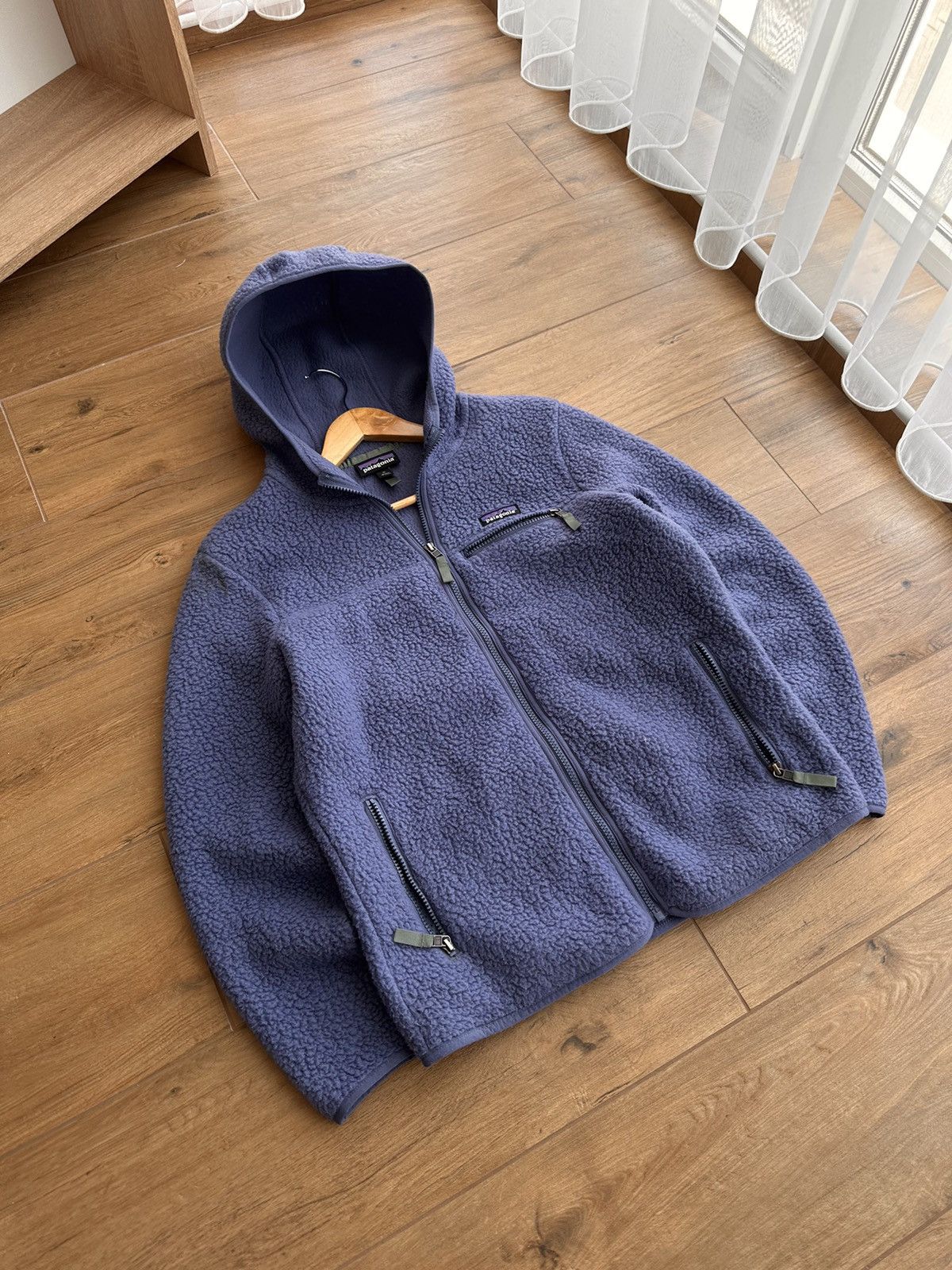 Patagonia × Vintage Vintage Patagonia Synchilla Blue Sherpa Jacket Size US S / EU 44-46 / 1 - 13 Thumbnail