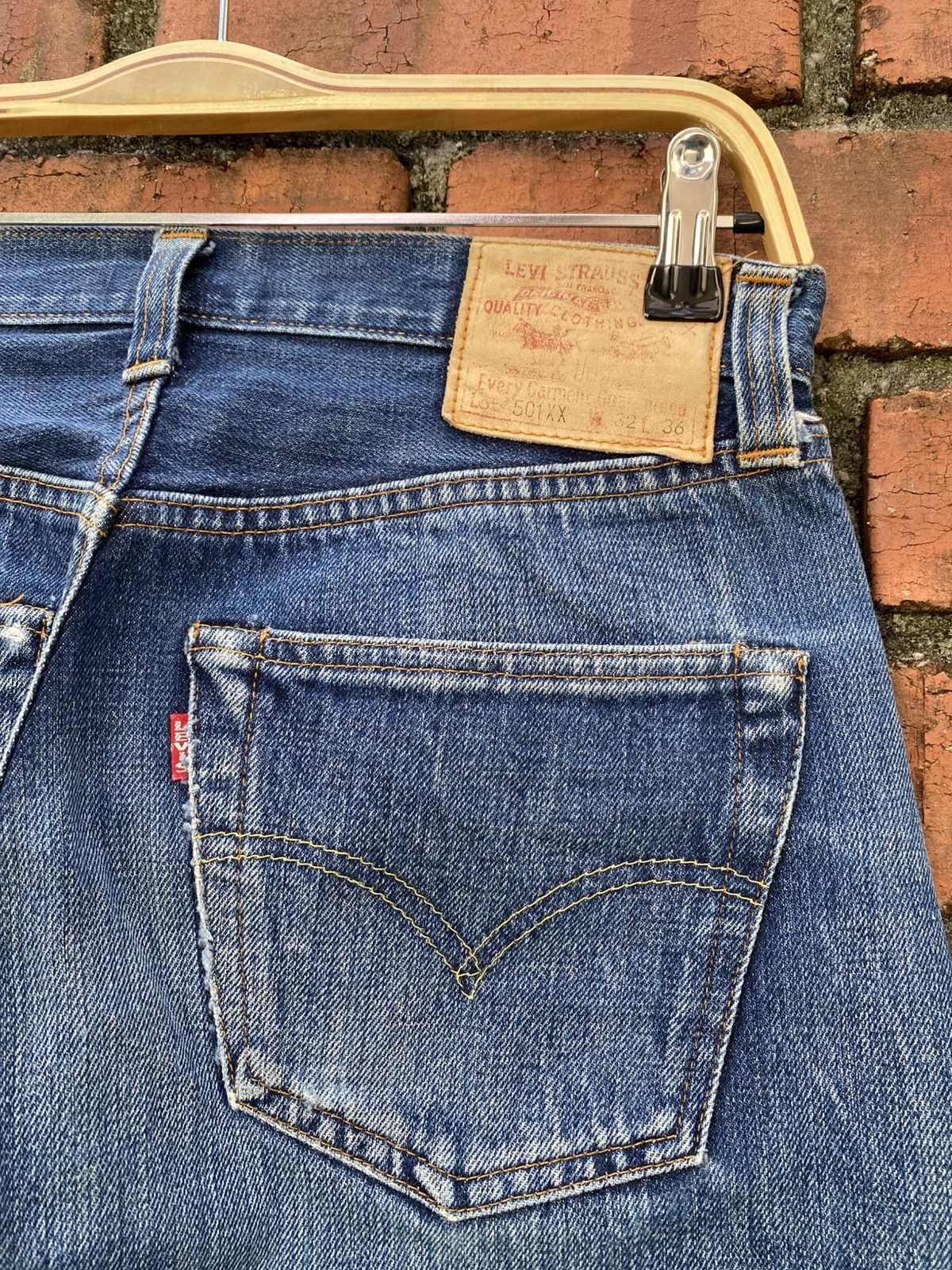 Levi's Vintage Clothing W30x29 Vintage levi's 501xx redline big E denime Size US 30 / EU 46 - 6 Thumbnail