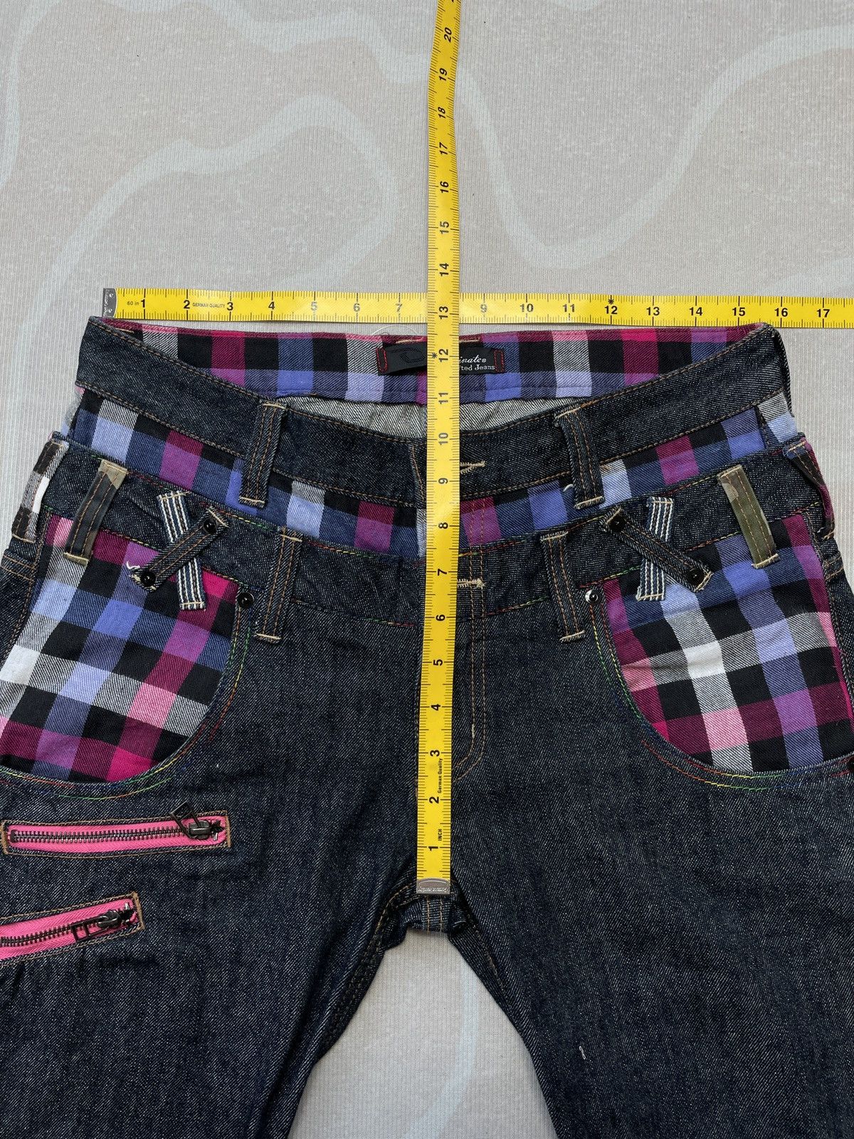 Japanese Brand DOMINATE DOUBLE WAIST JEANS Size US 31 - 13 Thumbnail