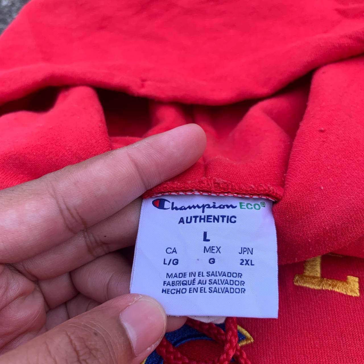 Champion Vintage Y2K CHAMPION NORTHERN Spellout Hoodie Size US L / EU 52-54 / 3 - 5 Thumbnail