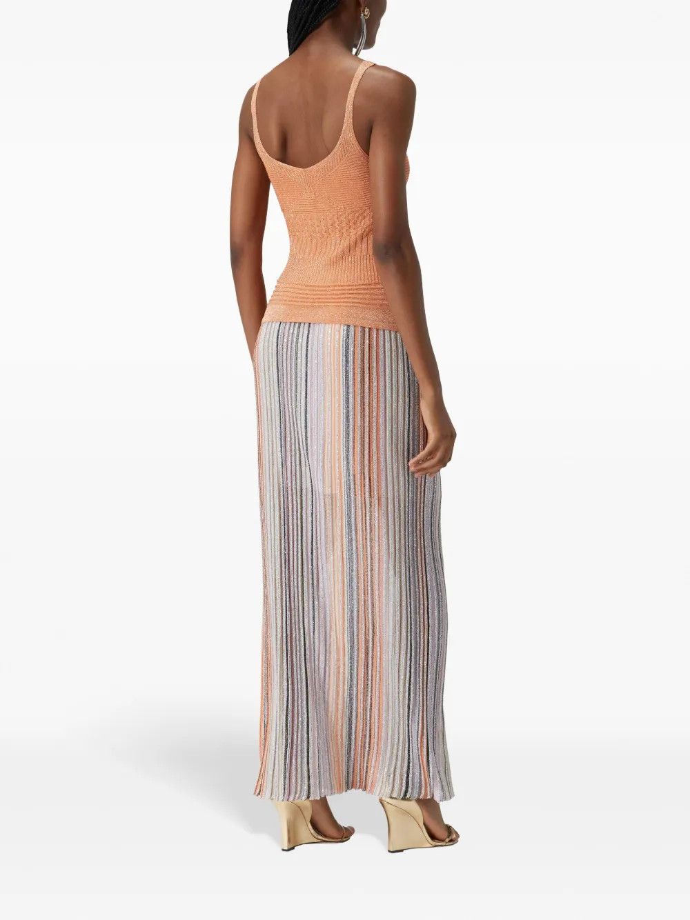 Missoni o1mle0425 Tank Top in Orange Size S / US 4 / IT 40 - 5 Thumbnail