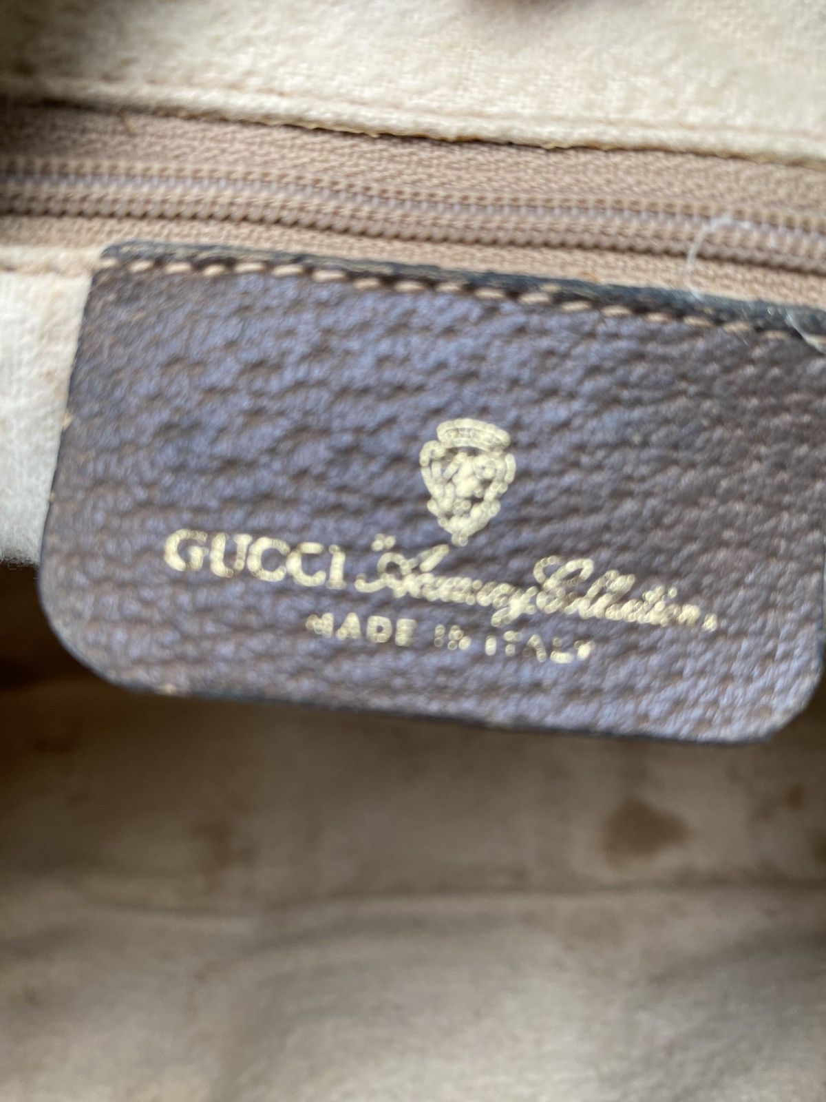 Gucci Gucci Ripped Speedy Vintage Brown Leather Boston Bag ITALY Size ONE SIZE - 11 Thumbnail