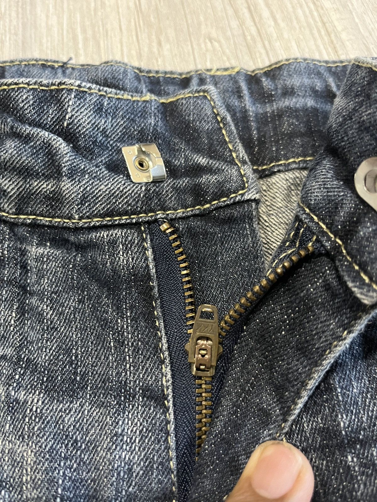 Skull Jeans by an Alchemist RARE VINTAGE Japanese Brand Jeans Size 27" / US 4 / IT 40 - 7 Thumbnail
