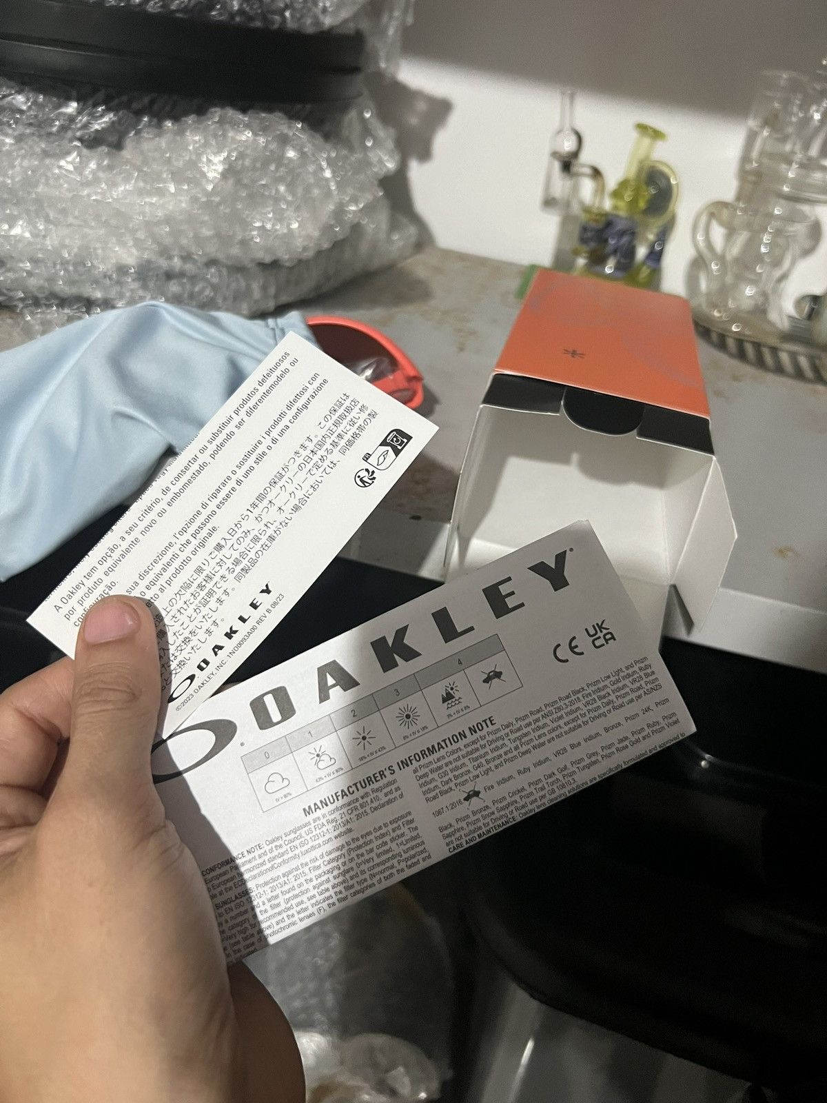 Oakley × PIET Eye Jacket Orange Prizm Snow Sapphire Size ONE SIZE - 5 Thumbnail