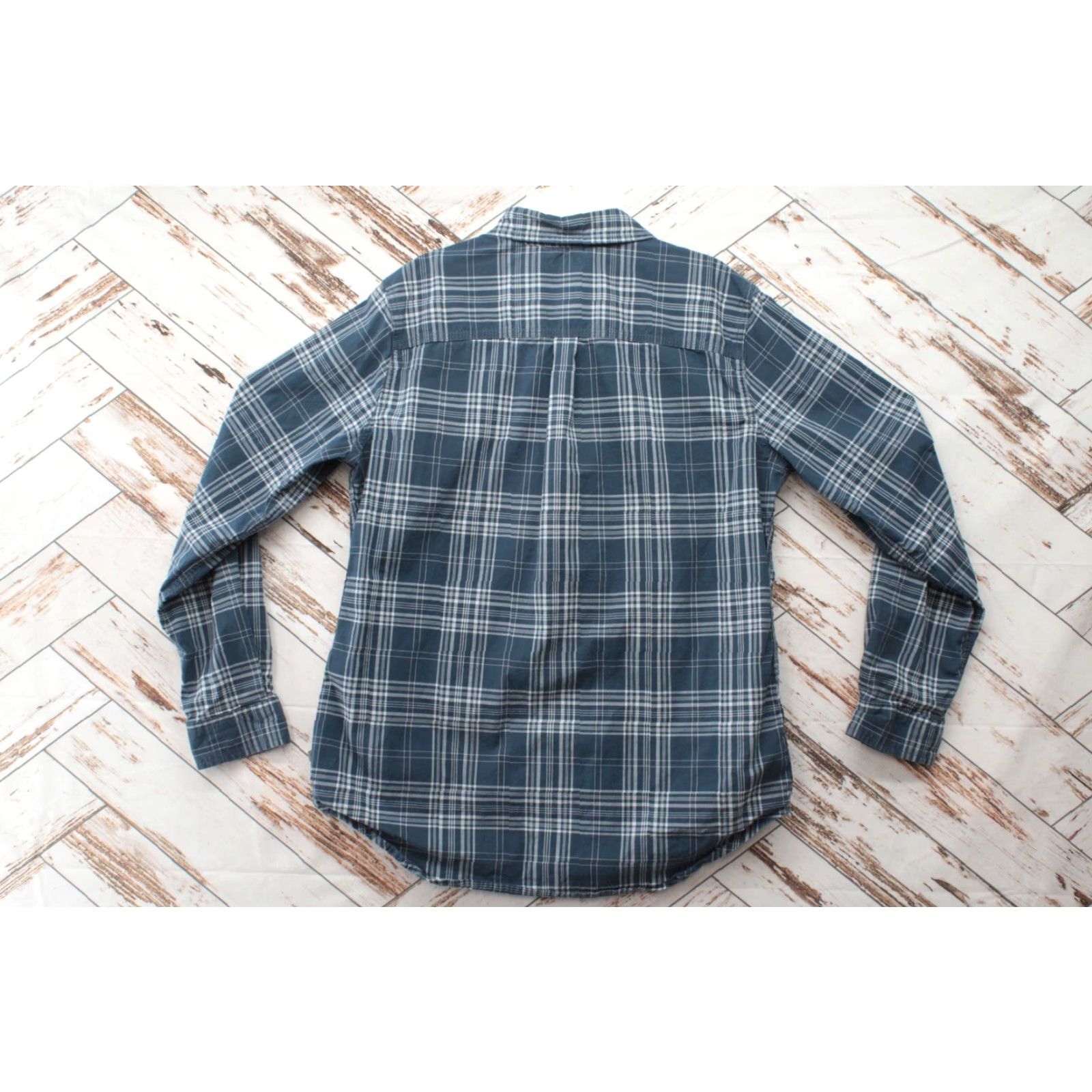 Carhartt VINTAGE Carhartt Shirt Women’s Large Blue Plaid Fairview Roll Tab Sleeve Button Up Work Size L / US 10 / IT 46 - 2 Thumbnail