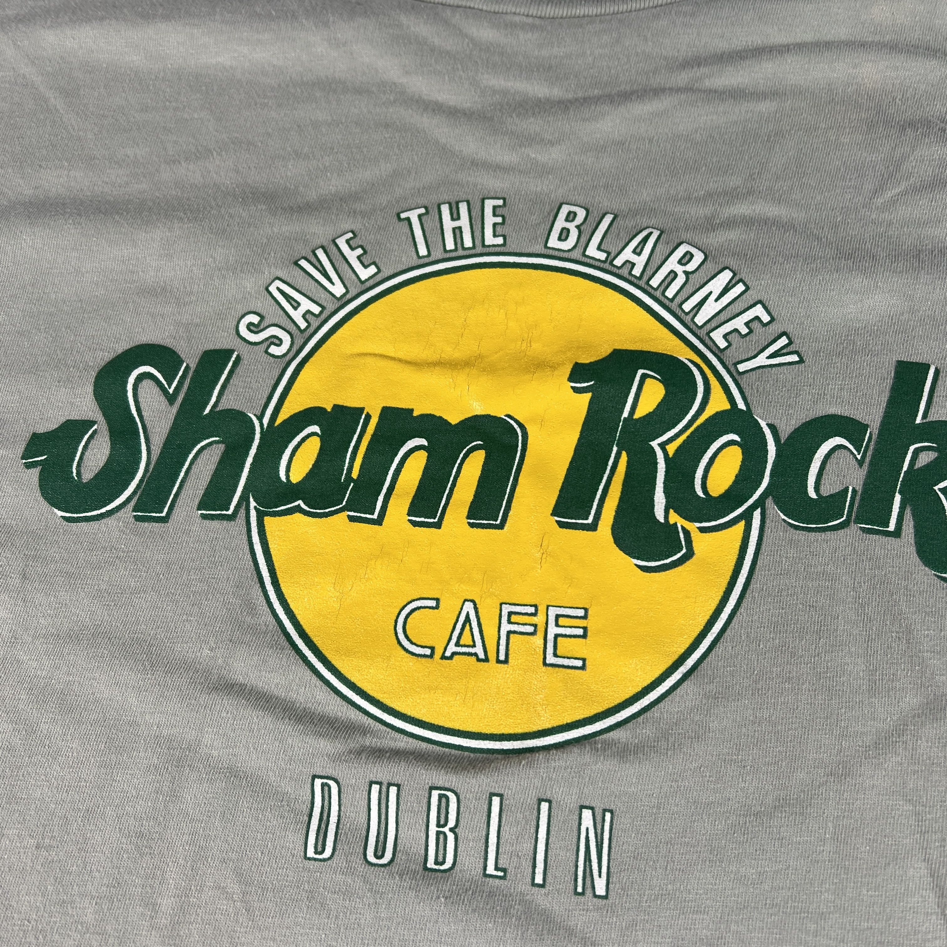 Hanes × Vintage VTG 90s Sham Rock Cafe Dublin Faded Single Stitch Tee Size US M / EU 48-50 / 2 - 4 Thumbnail
