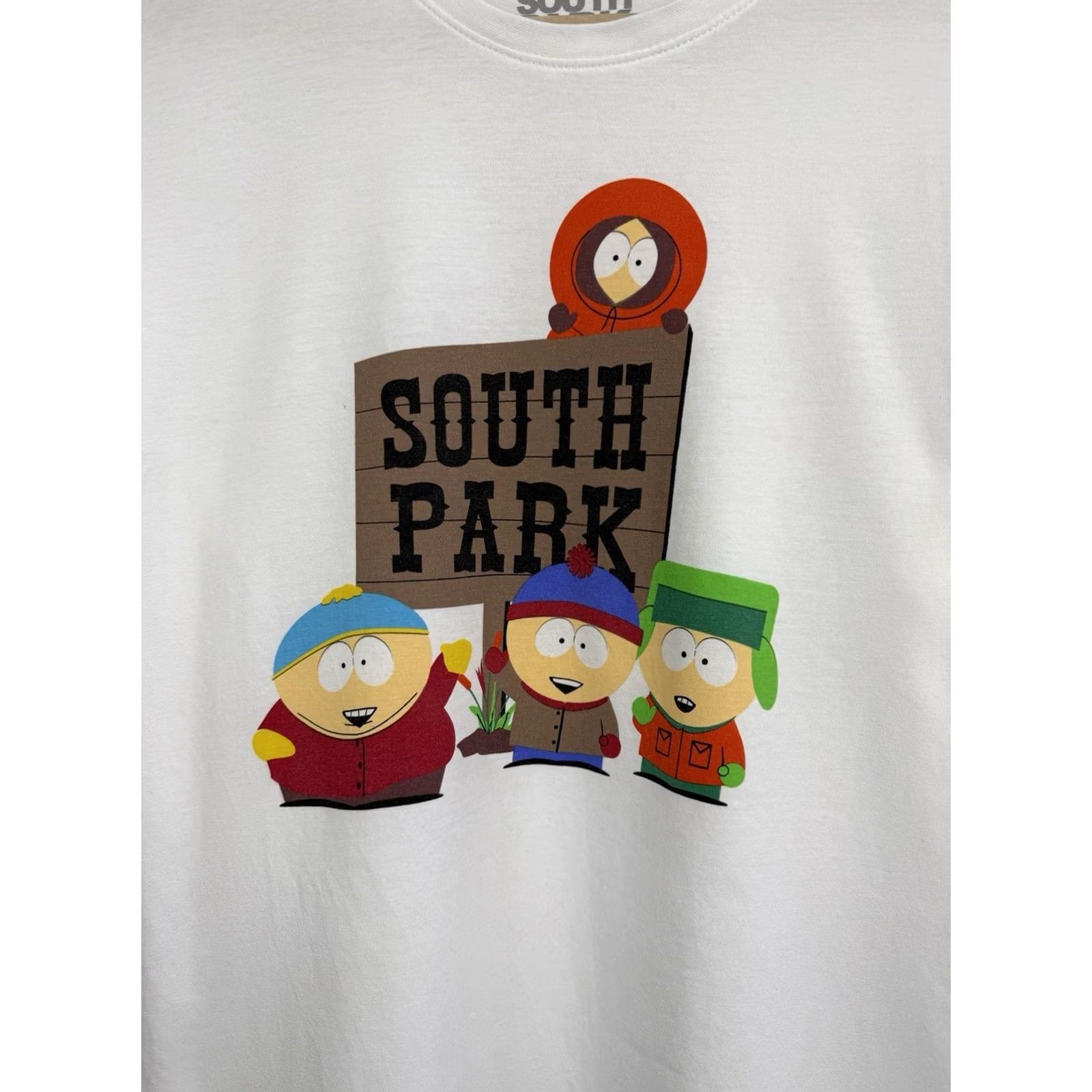 Vintage VINTAGE South Park T-Shirt Cartman Stan Kyle Kenny TV Show Rare M White Mens Shirt Size US M / EU 48-50 / 2 - 4 Thumbnail