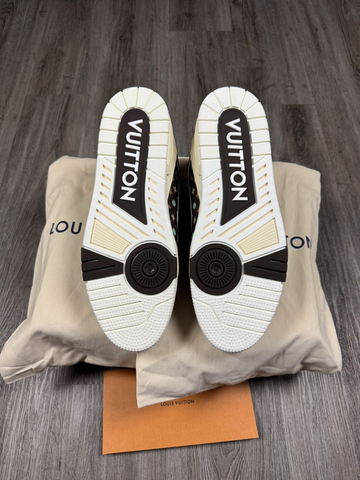 Louis Vuitton × Tyler The Creator Louis Vuitton by Tyler, the Creator LV Trainer Mocha Size US 11 / EU 44 - 6 Thumbnail