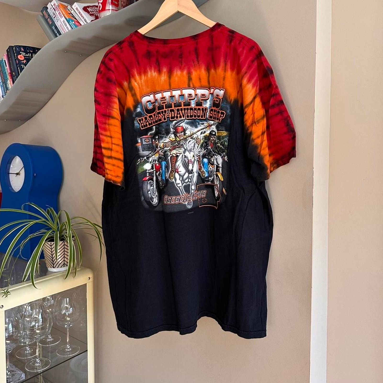 Harley Davidson × Vintage Vintage 2015 Harley Davidson Tie Dye Shirt Size US XXL / EU 58 / 5 - 5 Thumbnail