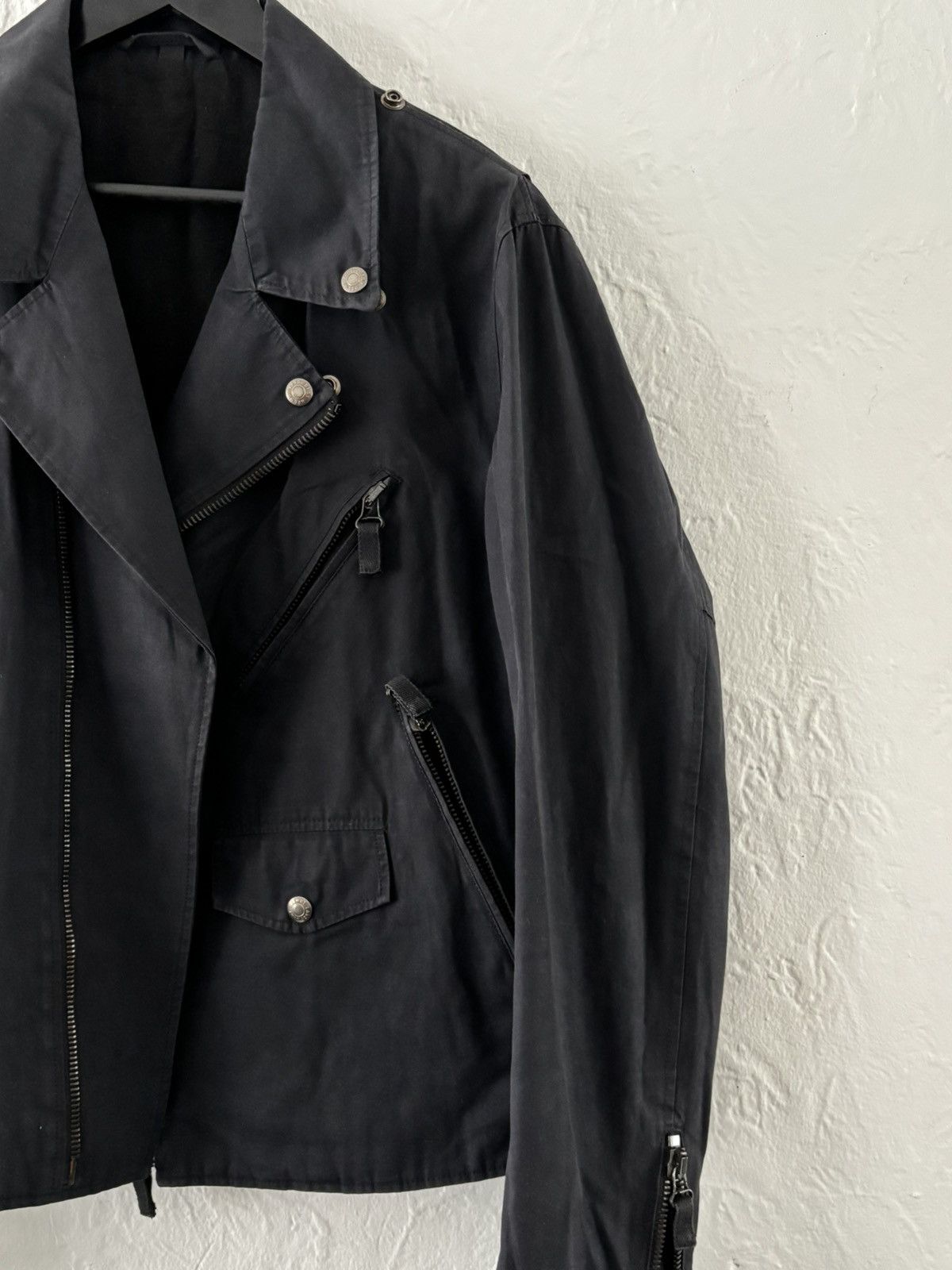 Helmut Lang Helmut Lang Cotton Canvas Biker size 52 Size US L / EU 52-54 / 3 - 2 Thumbnail