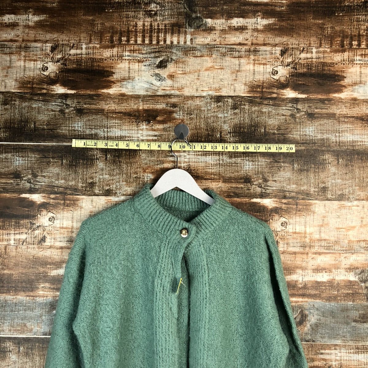 Homespun Knitwear × Japanese Brand × Vintage Japanese Brand vintage Green Knitwear #A1567 Size M / US 6-8 / IT 42-44 - 4 Thumbnail