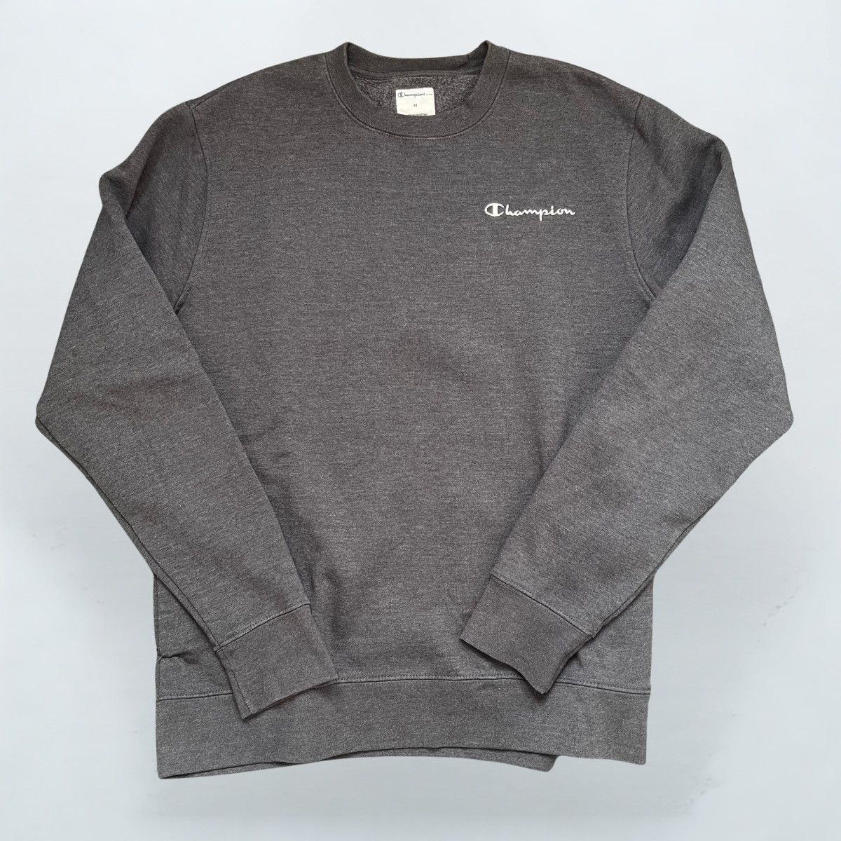 Champion Champion Elite Grey Crewneck Sweatshirt (M) Size US M / EU 48-50 / 2 - 1 Thumbnail