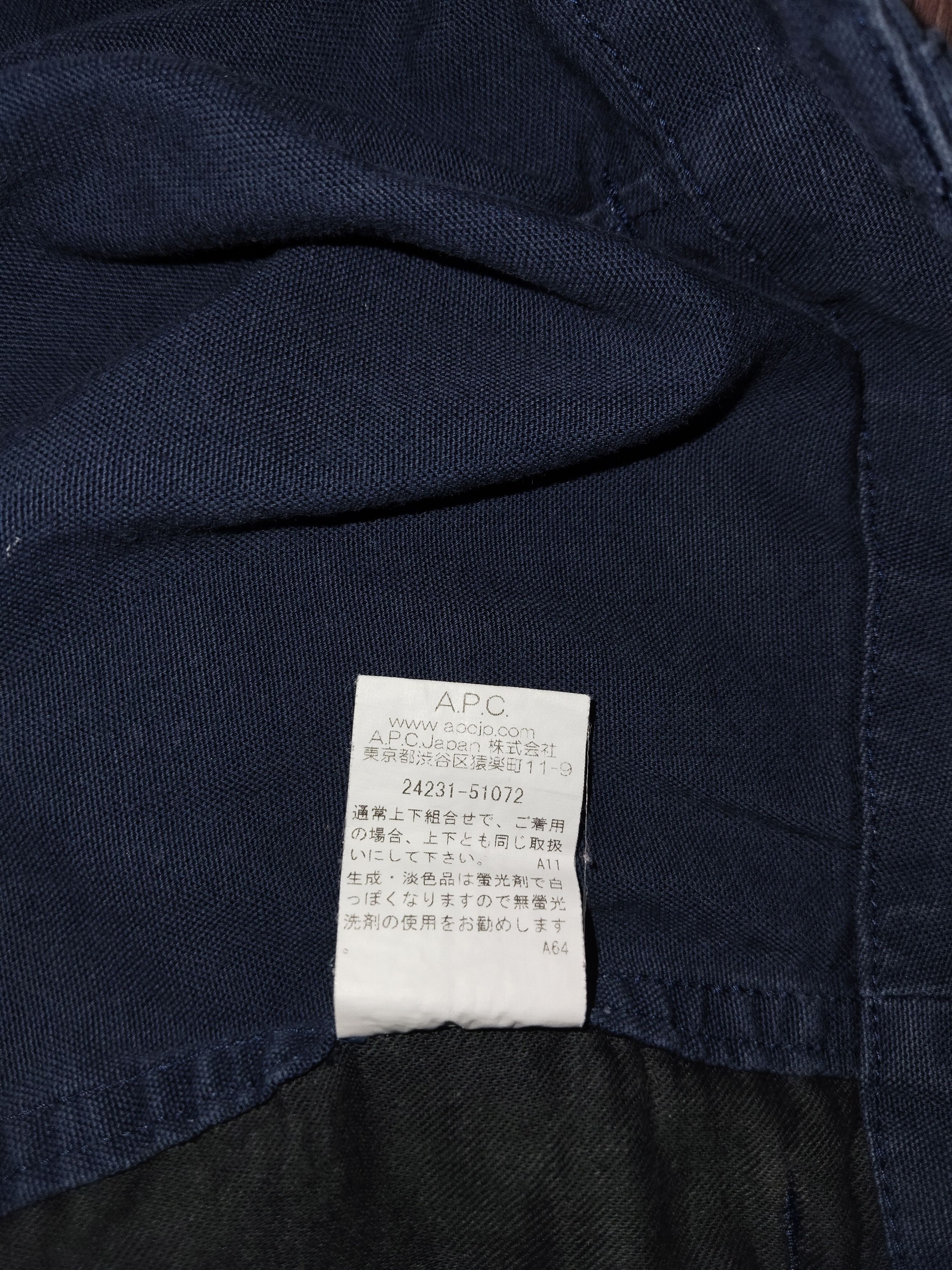 A.P.C. A.P.C Blue Navy Short Size US 31 - 8 Thumbnail