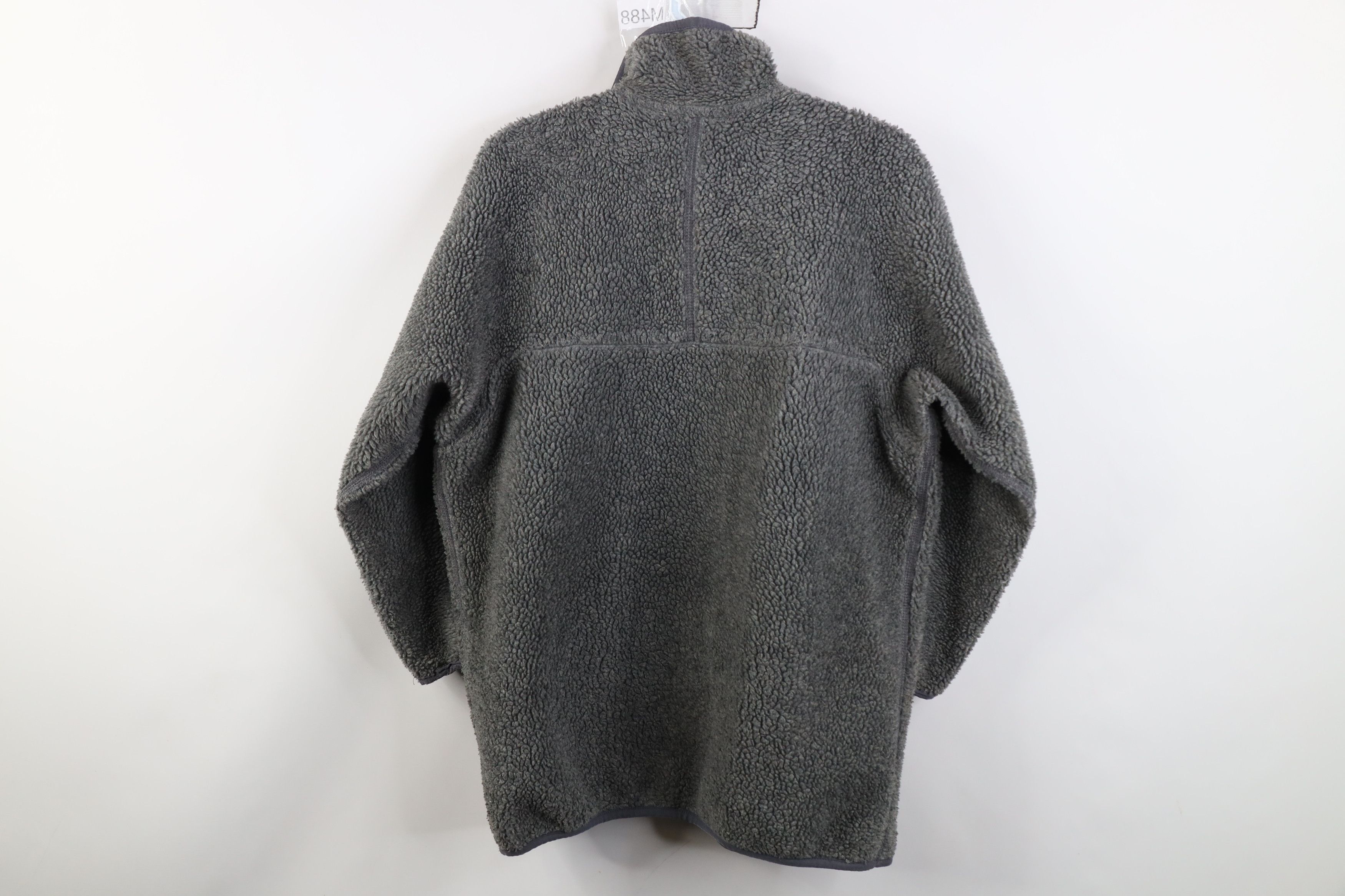 Patagonia Vintage 90s Patagonia Pile Fleece Full Zip Jacket Gray USA Size M / US 6-8 / IT 42-44 - 12 Thumbnail