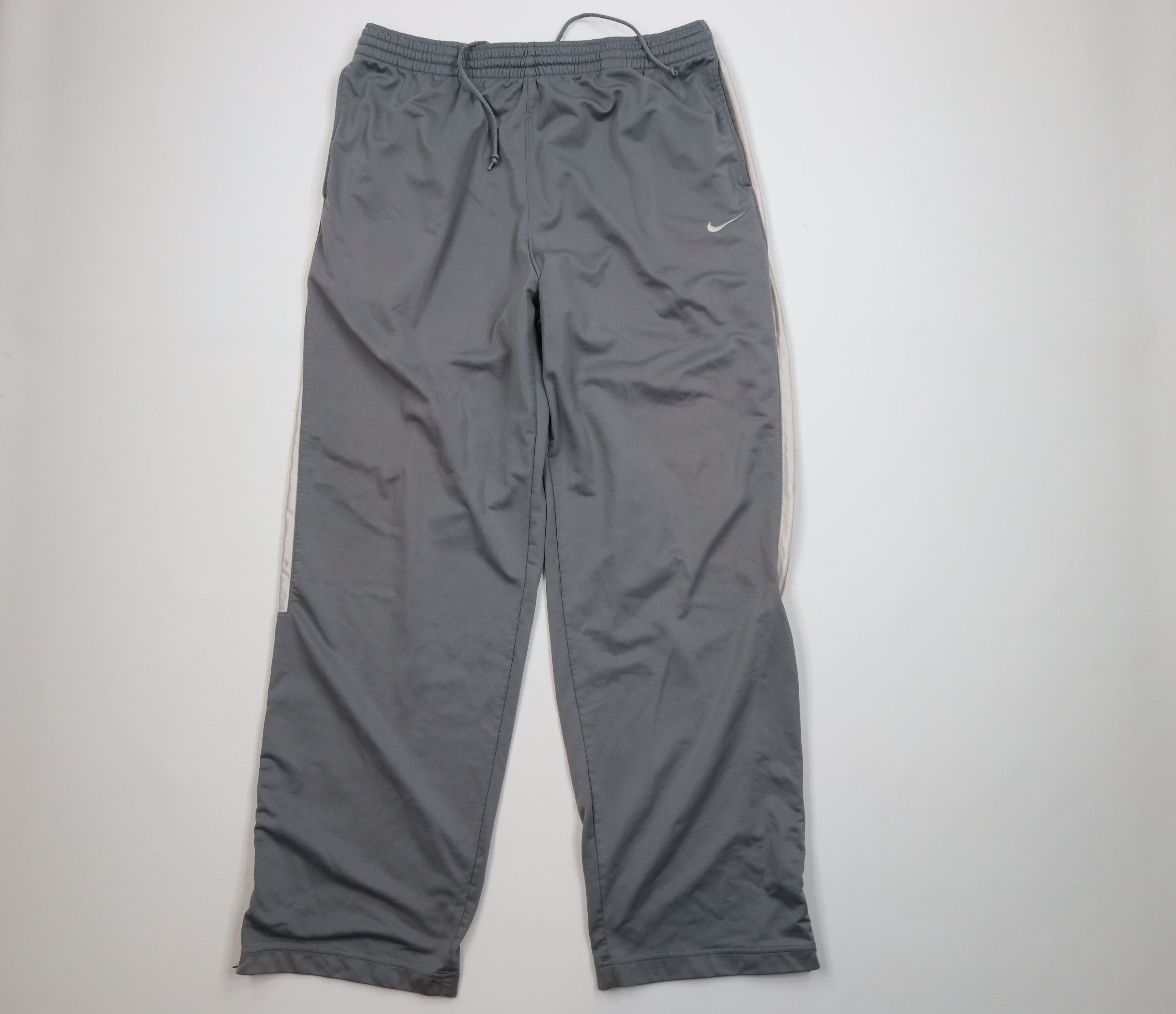 Nike Vintage Nike Mini Swoosh Wide Leg Sweatpants Pants Gray Size US 40 / EU 56 - 1 Thumbnail