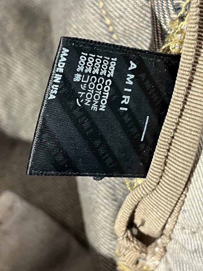 Amiri Amiri distressed cut-off denim jeans Size US 29 - 4 Thumbnail