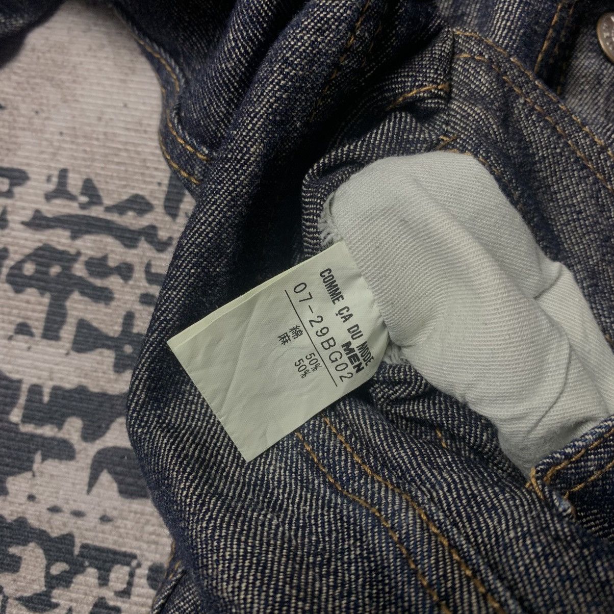 Japanese Brand Comme Ca Du Mode Men Trucker Jacket Size US L / EU 52-54 / 3 - 6 Thumbnail