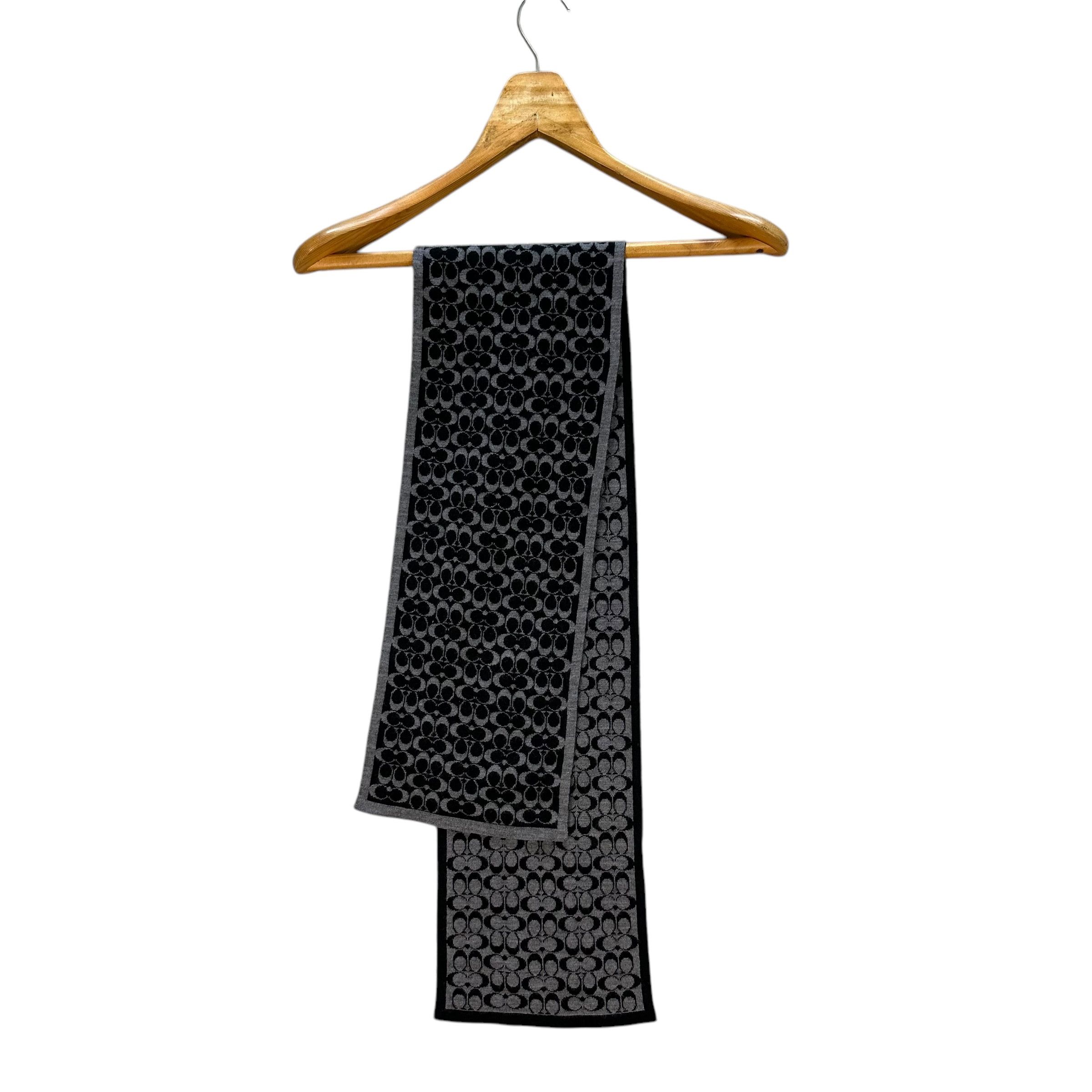 Coach COACH Monogram Logo Merino Wool Muffler Scarves #A77-1886 Size ONE SIZE - 1 Thumbnail