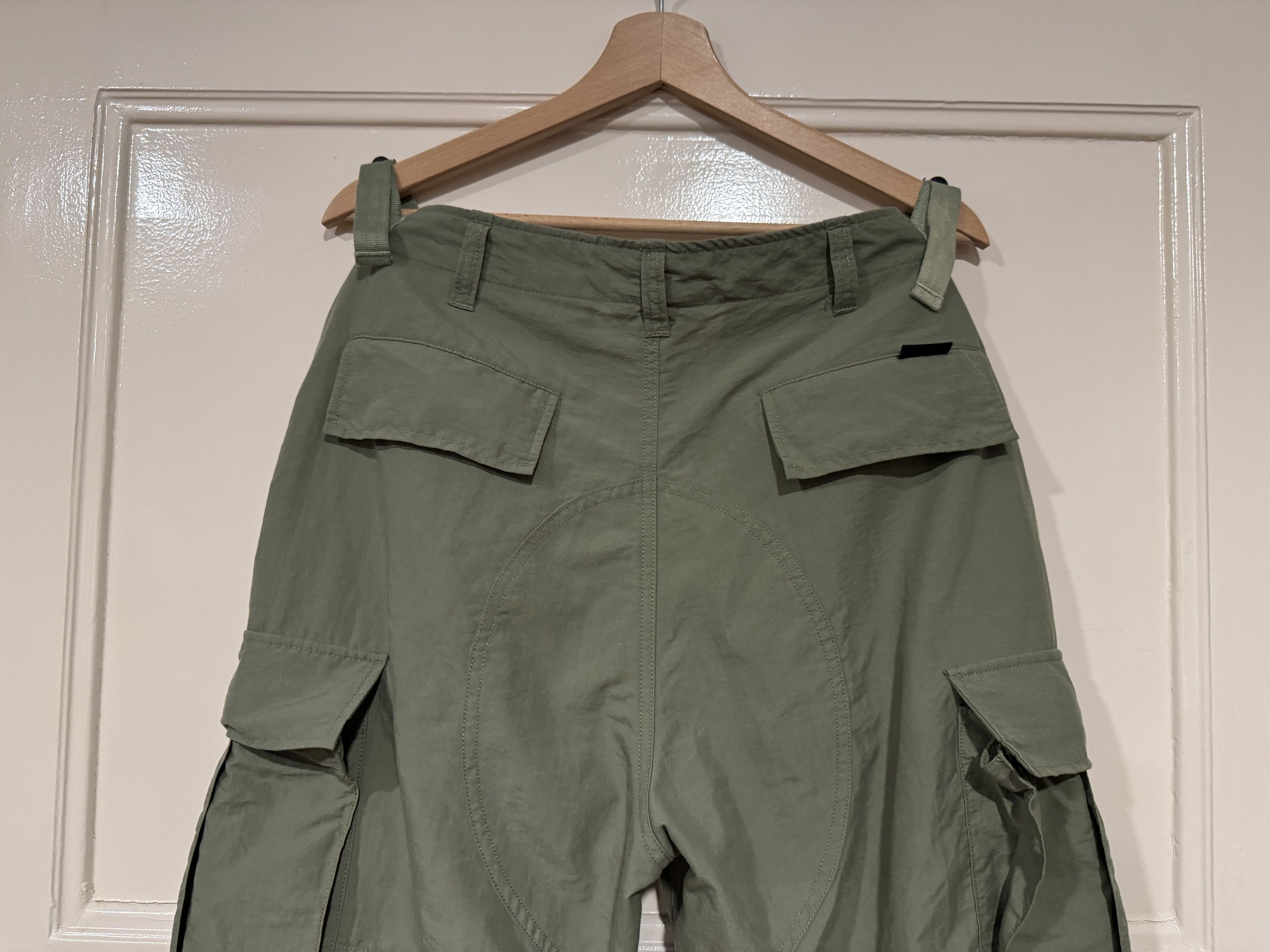 Highsnobiety Highsnobiety nylon green cargo pants M Size US 34 / EU 50 - 6 Thumbnail