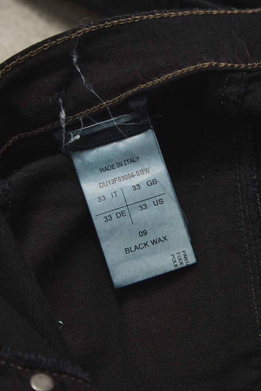 Rick Owens Drkshdw Rick Owens Drkshdw Waxed Memphis Cut Denim Size US 33 - 10 Thumbnail