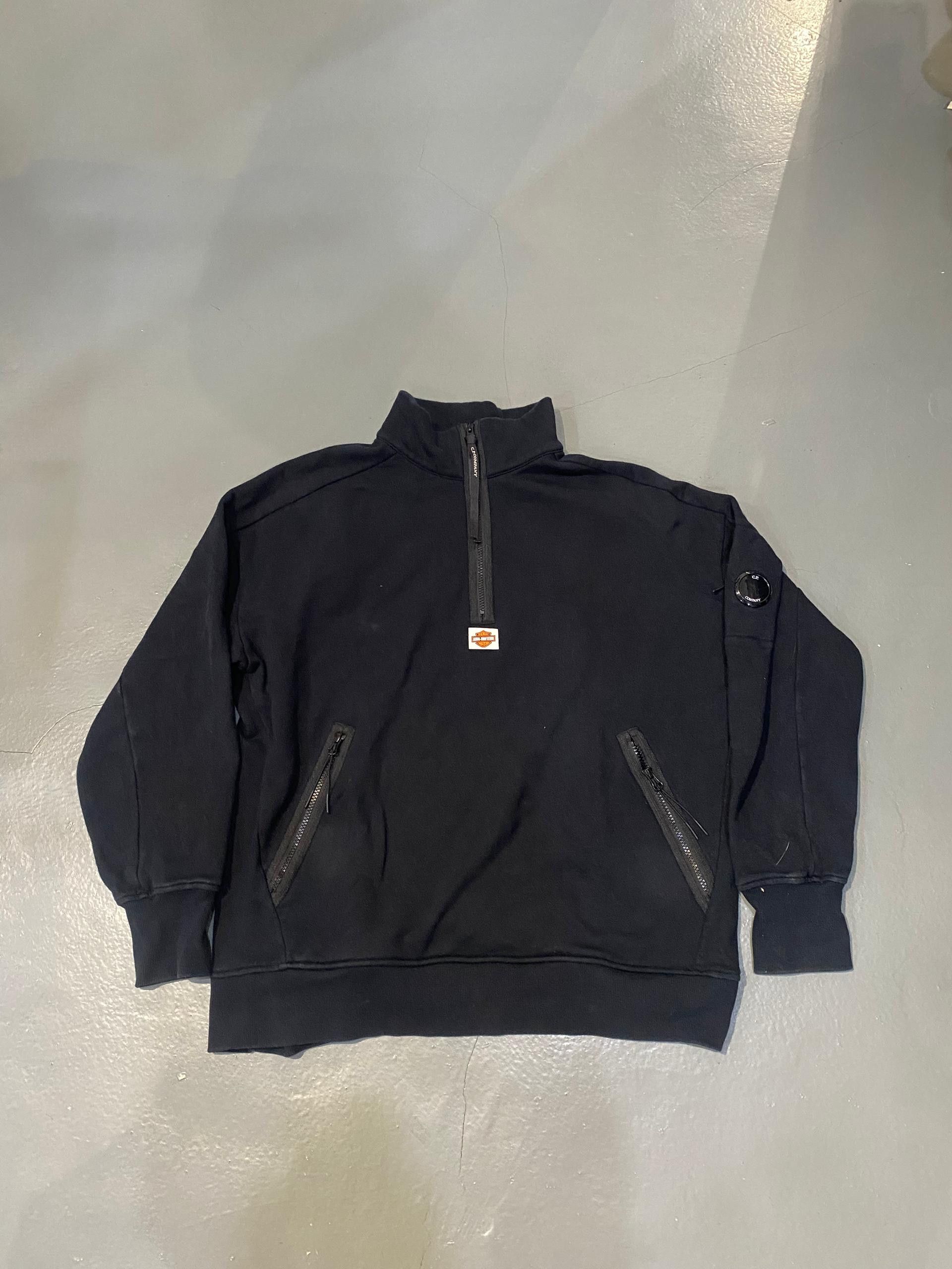 C.P. Company fleece half-zip sweatshirt Size US L / EU 52-54 / 3 - 1 Thumbnail