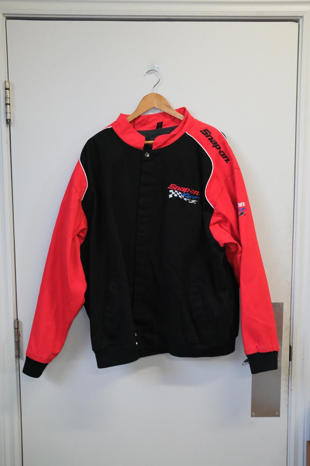 Designer 90's Snap-On Logo Racing Jacket Size XXL / US 16-18 / IT 52-54 - 1 Thumbnail