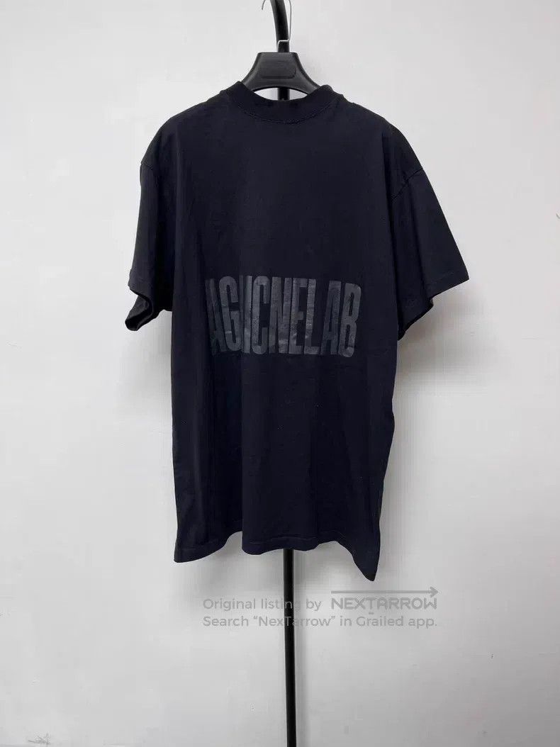 Balenciaga Balenciaga Letter Printed Round Neck Short Sleeve T-Shirt Size US S / EU 44-46 / 1 - 1 Thumbnail