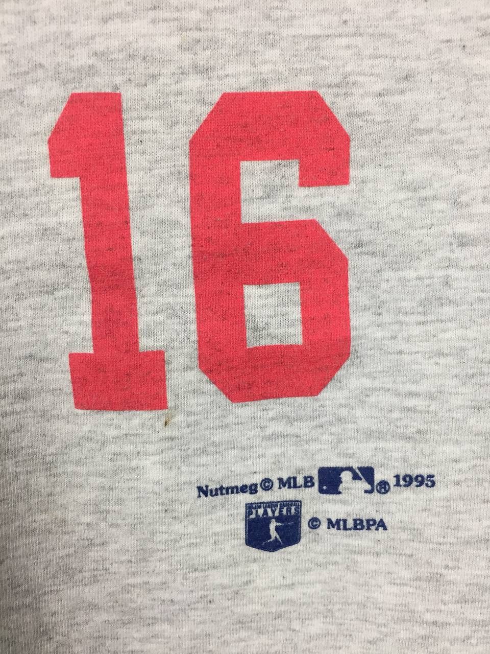 MLB Vtg 1995 Hideo Nomo LA Dodgers Nutmeg Mills Tee Size US L / EU 52-54 / 3 - 4 Thumbnail