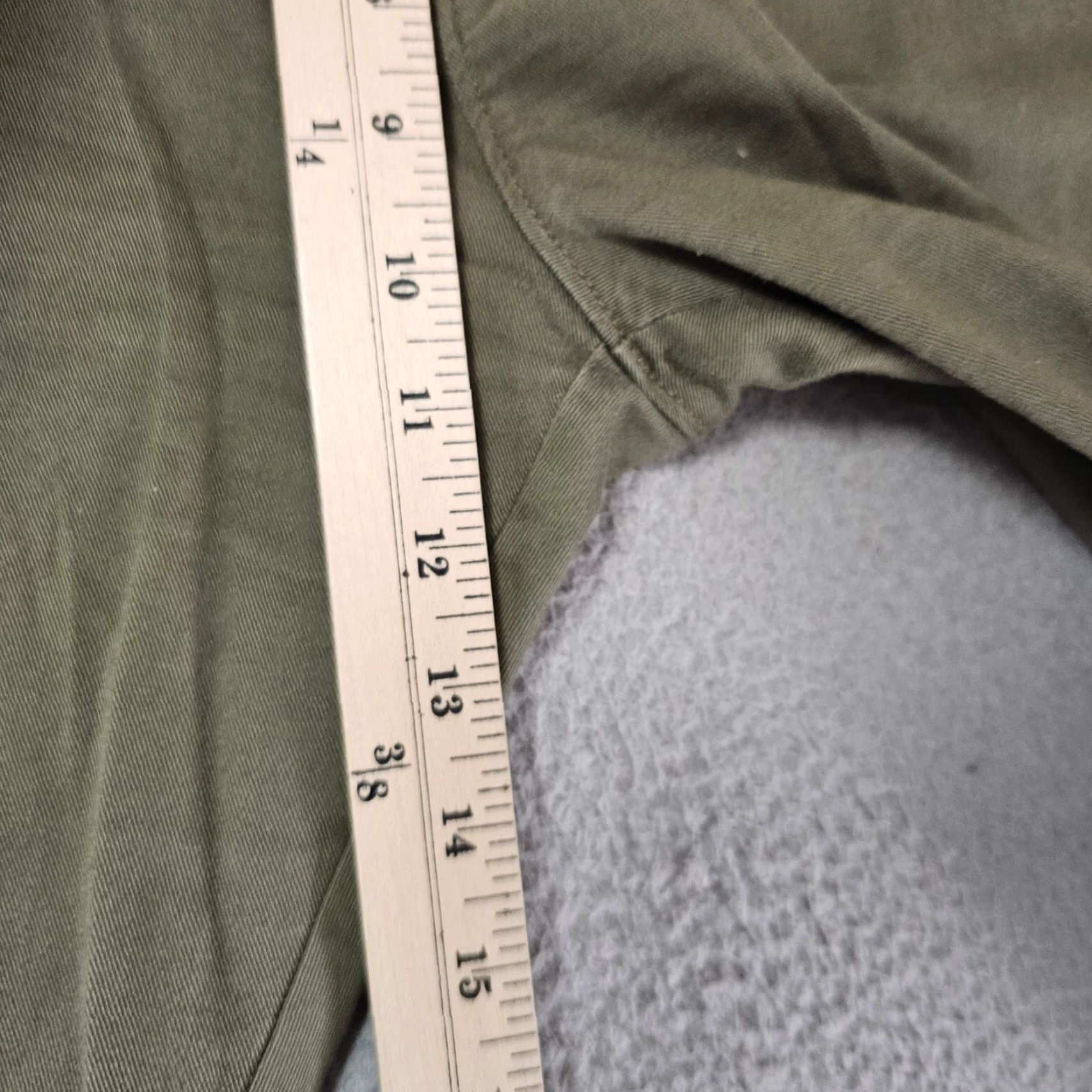 J.Crew J. Crew Flex Pants Slim Green Twill Cotton 35x32 Mens Straight Slim Front Zipper Belt Loops Casual Chino Preppy PANTS Size US 35 - 5 Thumbnail