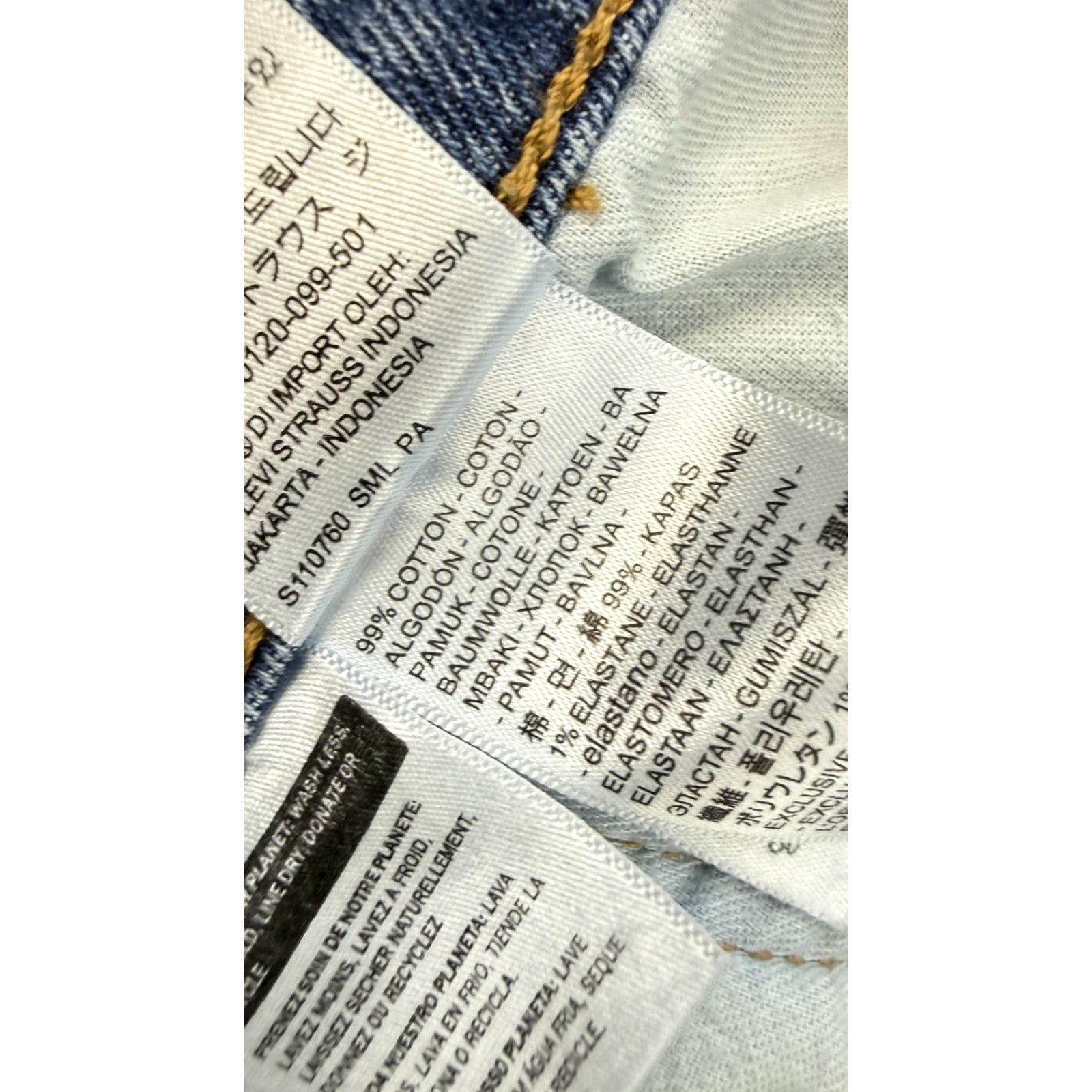 Levi's Levi's 505 Jeans Mens 38x30 Blue Denim Straight Leg Stretch Zip Fly Medium Wash Jeans Mens 38x30 Blue Denim Straight Leg Stretch Zip Fly Medium Wash Size US 38 / EU 54 - 4 Thumbnail