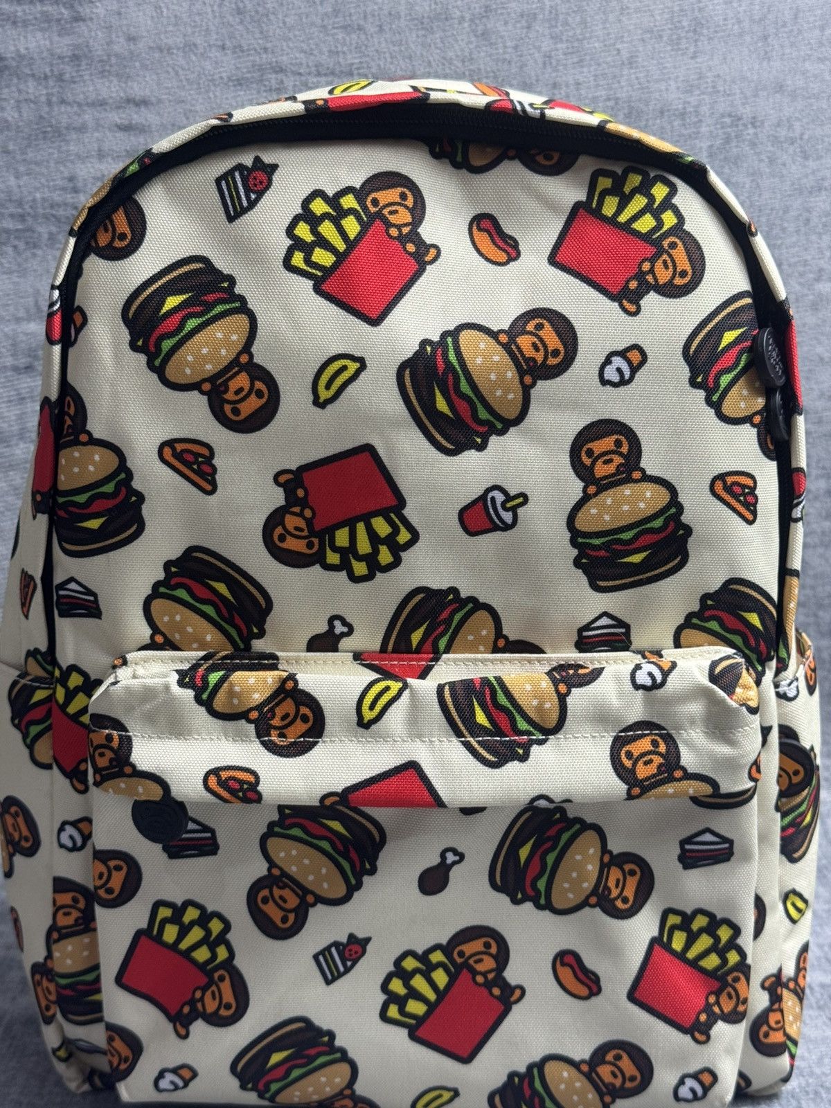Bape Baby Milo Fast Food All Over Print Backpack Size ONE SIZE - 5 Thumbnail