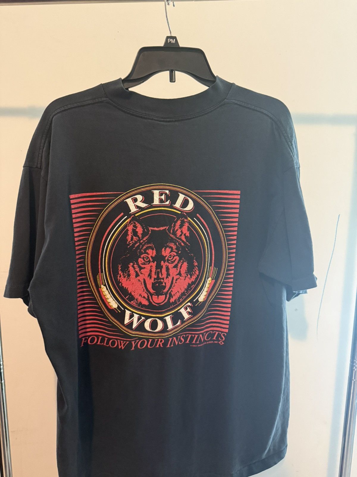 Vintage Vintage Red Wolf T-shirt Size US L / EU 52-54 / 3 - 4 Thumbnail