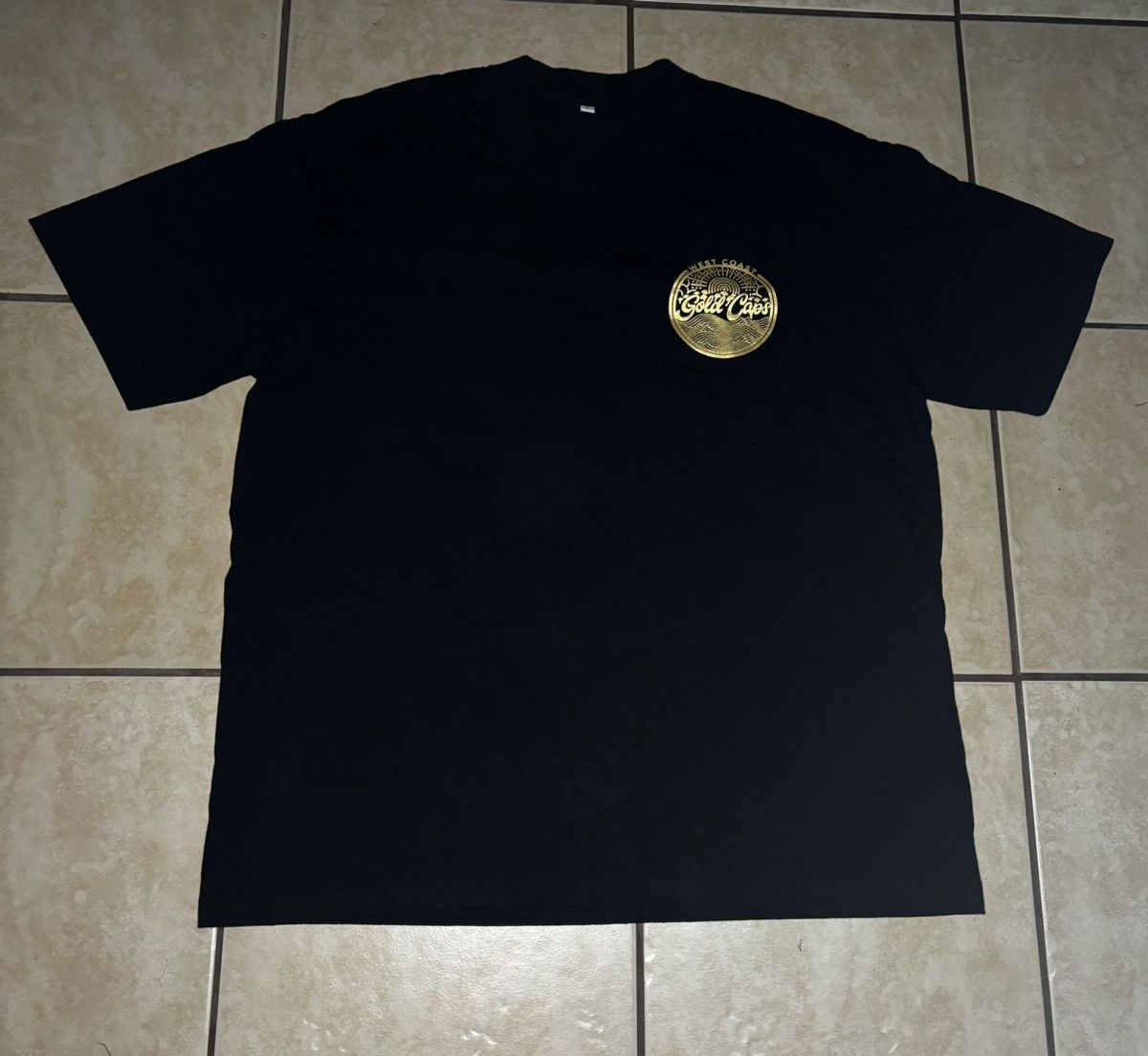Other West Coast Gold Caps Black T-shirt Size US XL / EU 56 / 4 - 2 Thumbnail